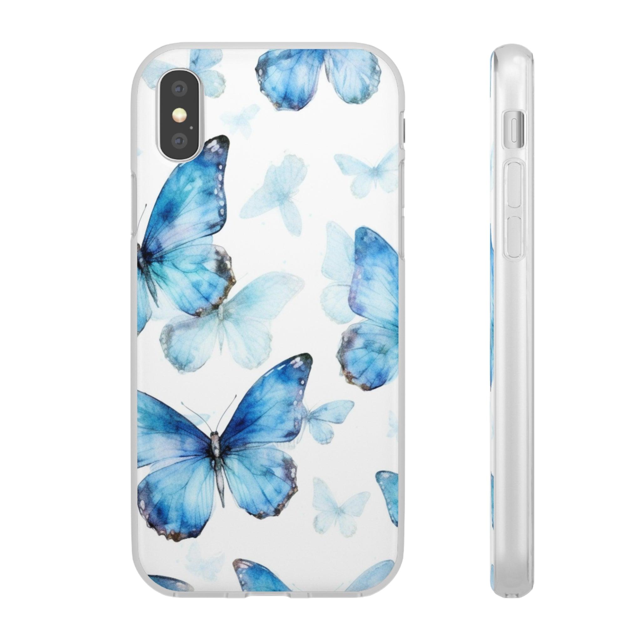 Blue Butterflies Slim - PrettyKase