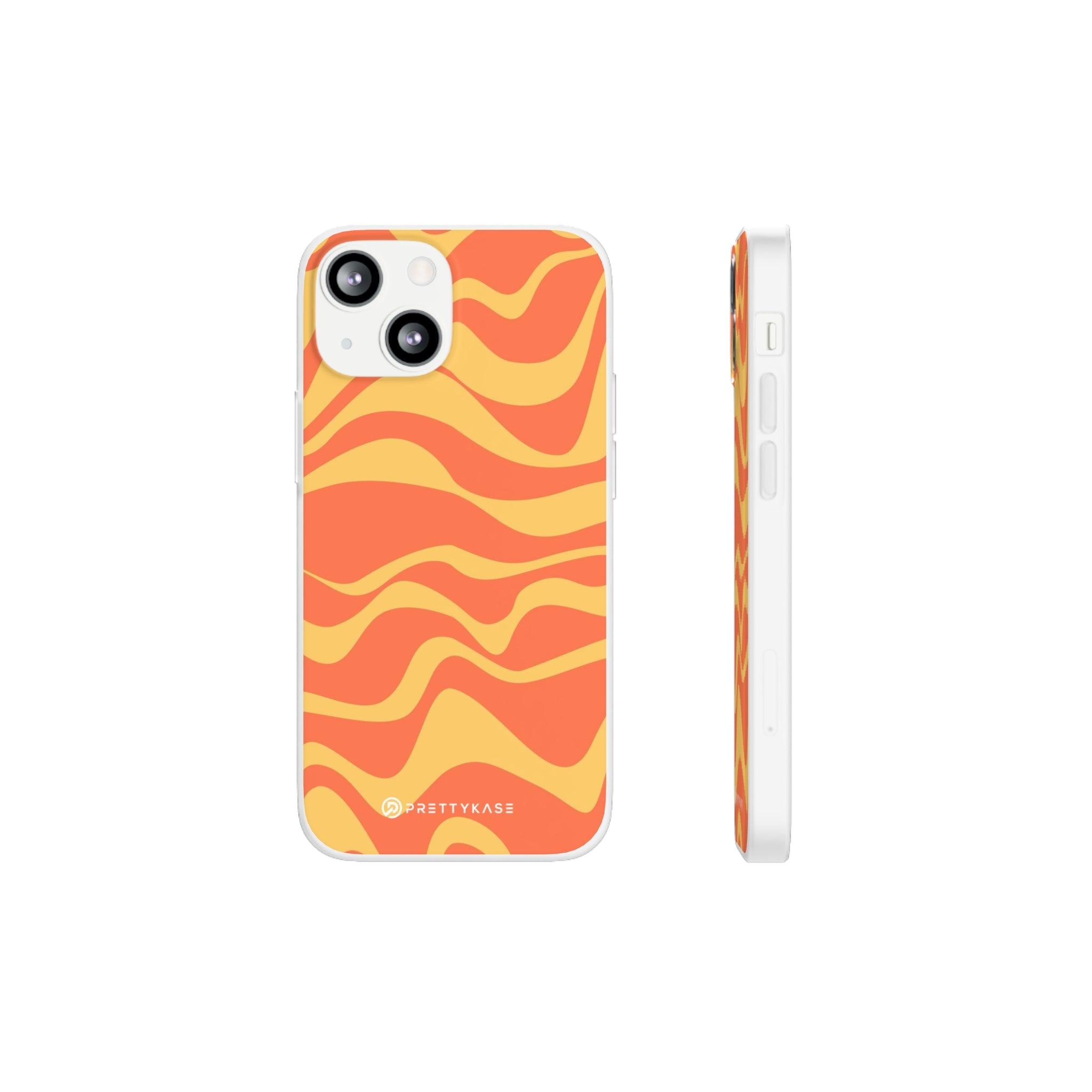 Orange Abstrack Slim - PrettyKase