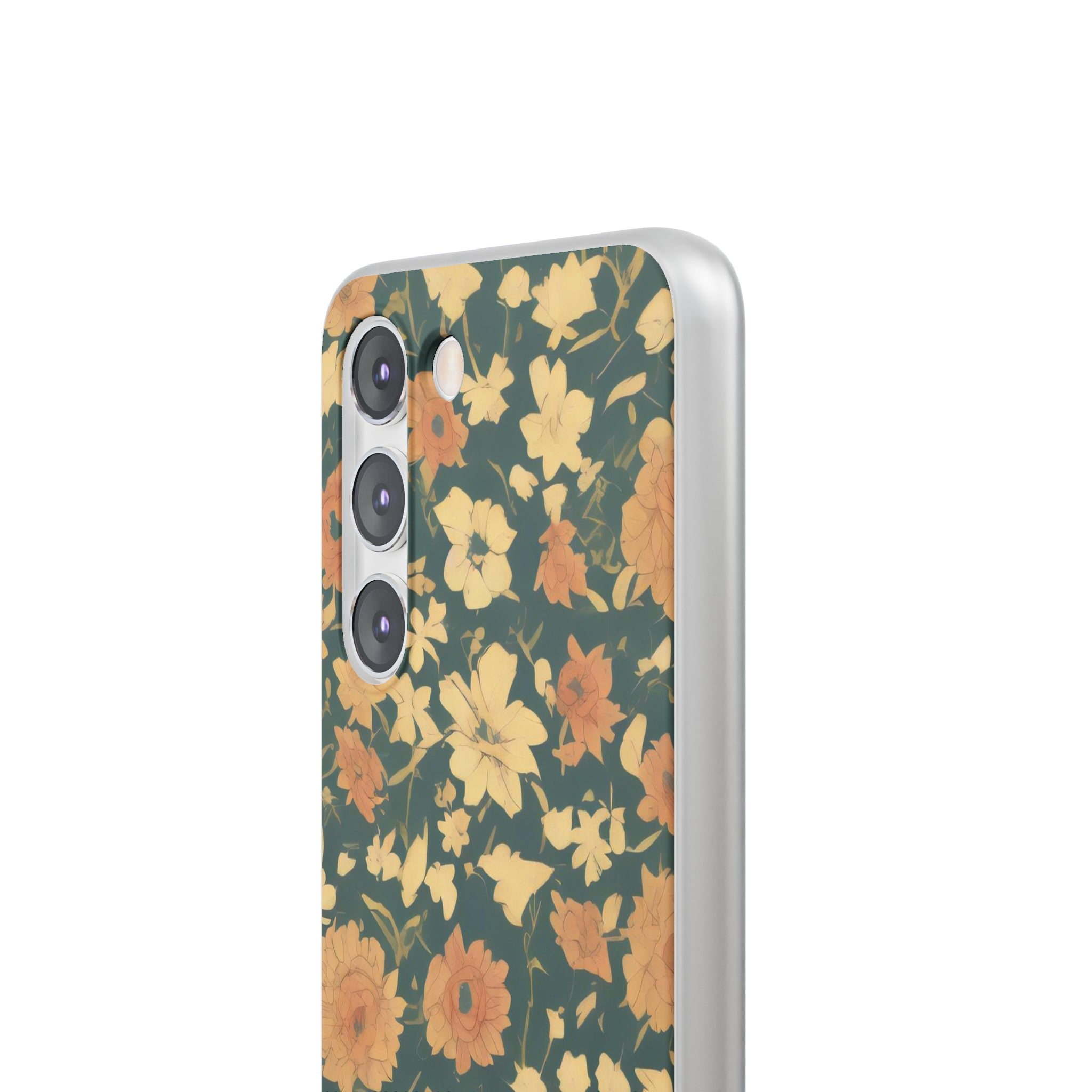 Slim floral vert olive