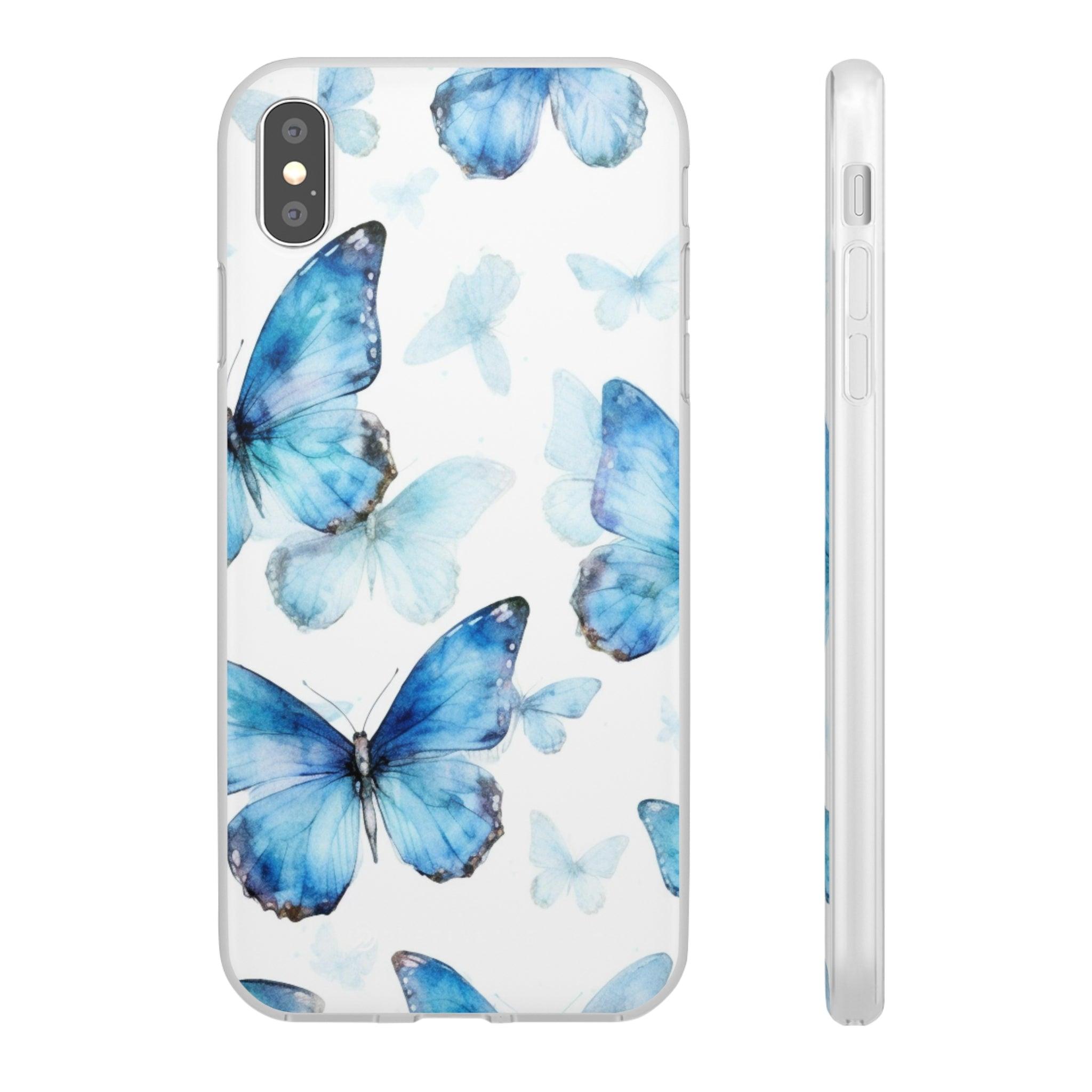 Blue Butterflies Slim - PrettyKase