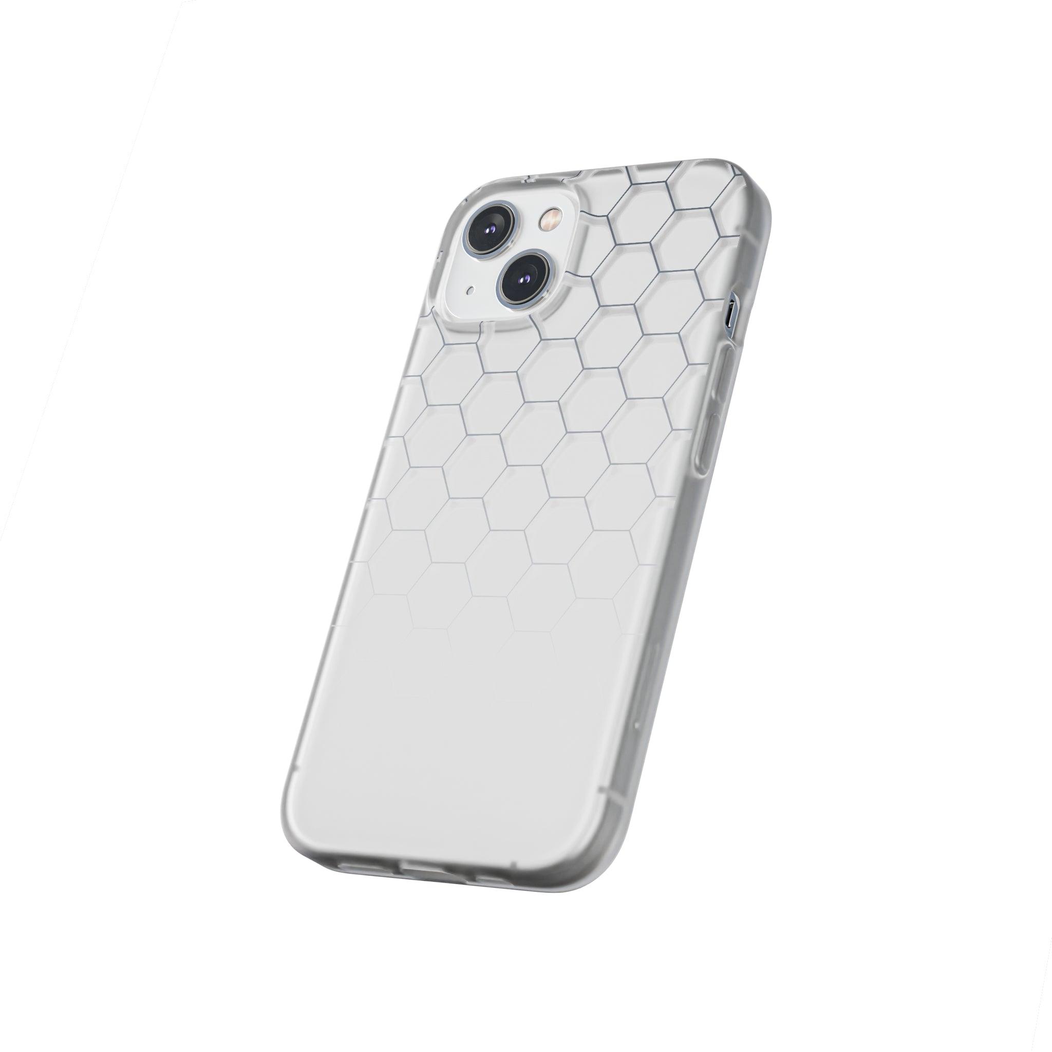 White Hexagon Slim - PrettyKase