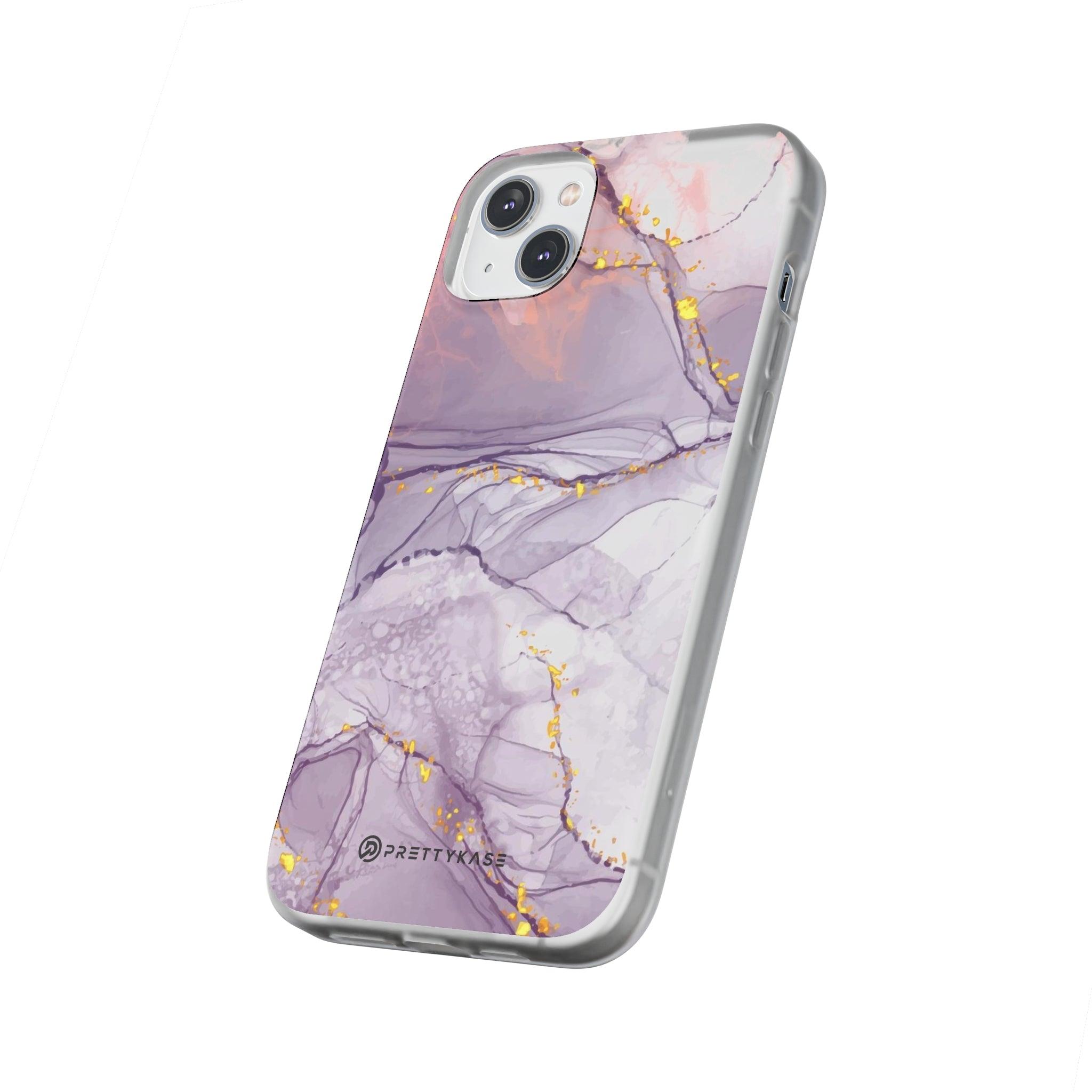 Lavender Marble Slim - PrettyKase