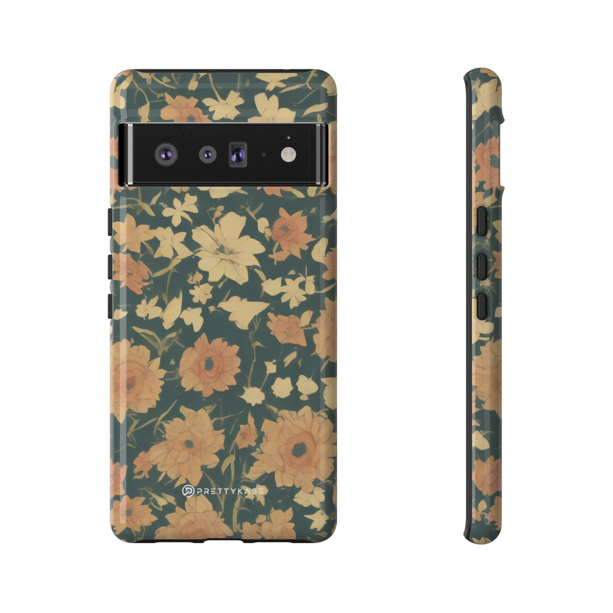 Olive Green Floral - PrettyKase