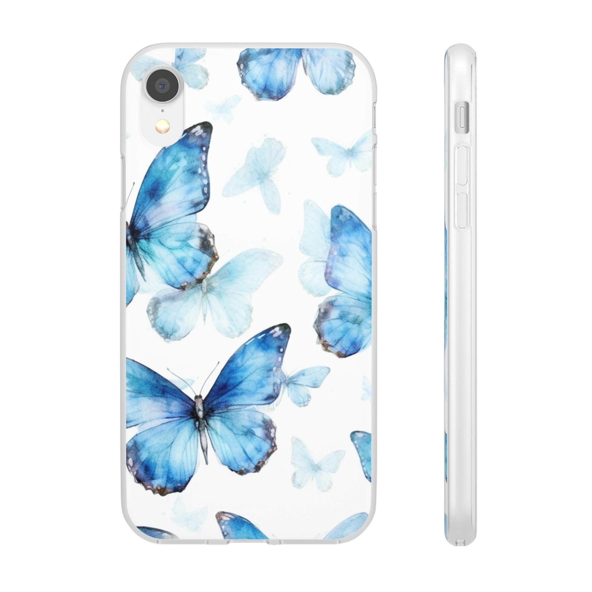 Blue Butterflies Slim - PrettyKase