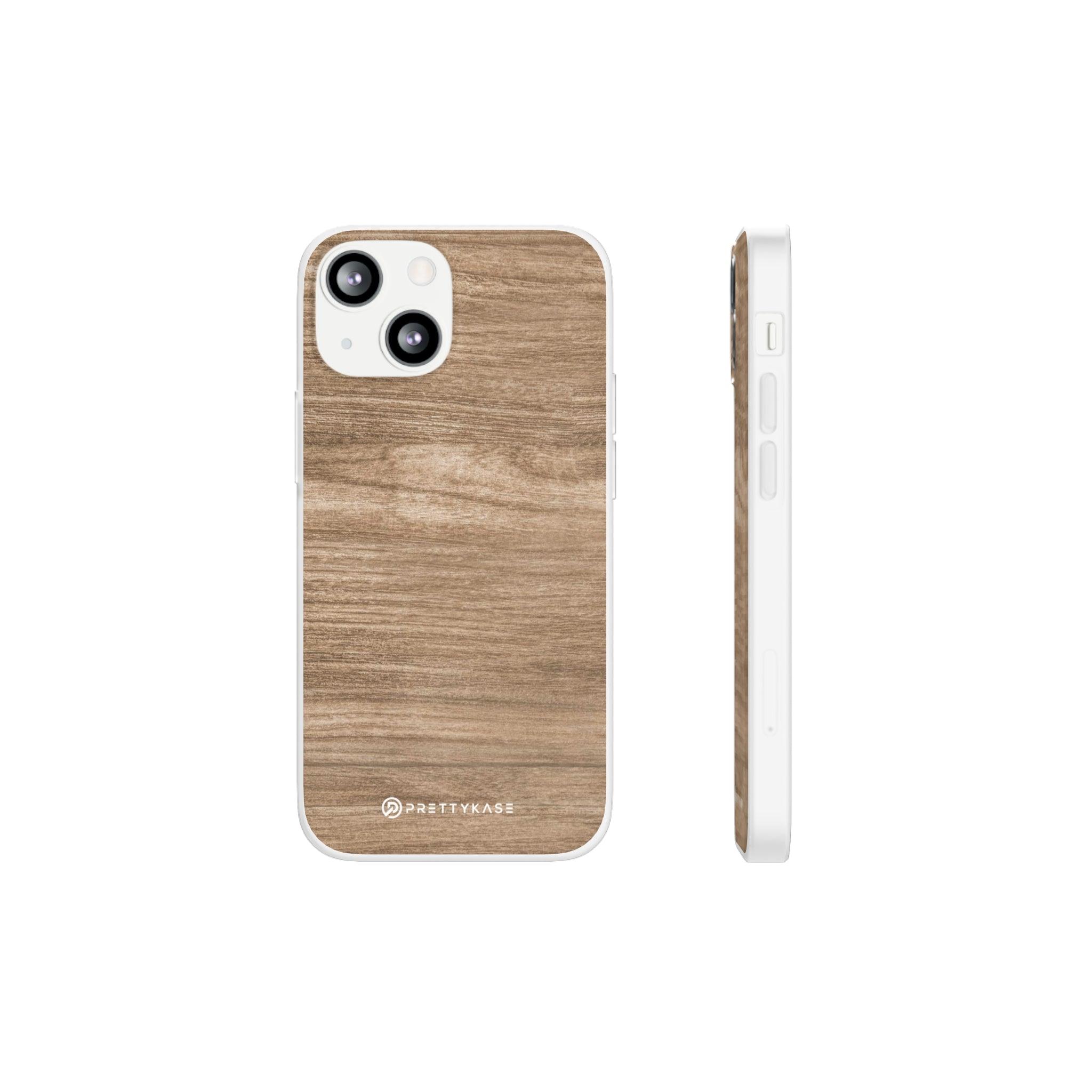 Beige Wood Slim - PrettyKase