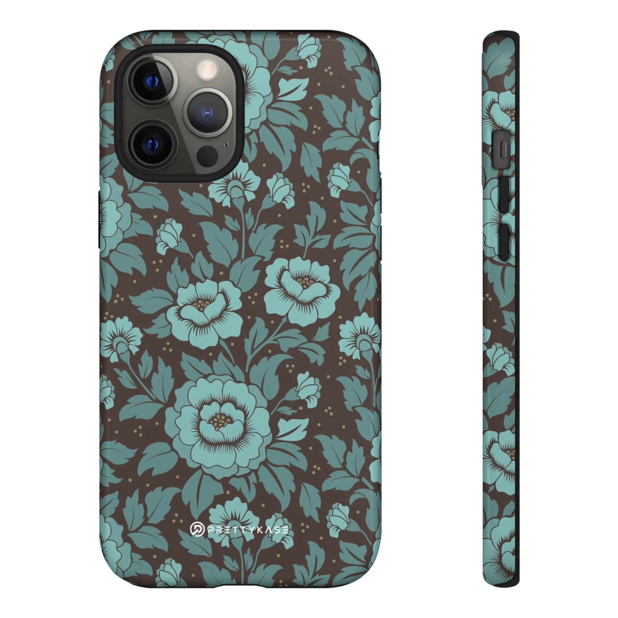 Turquoise Floral - PrettyKase