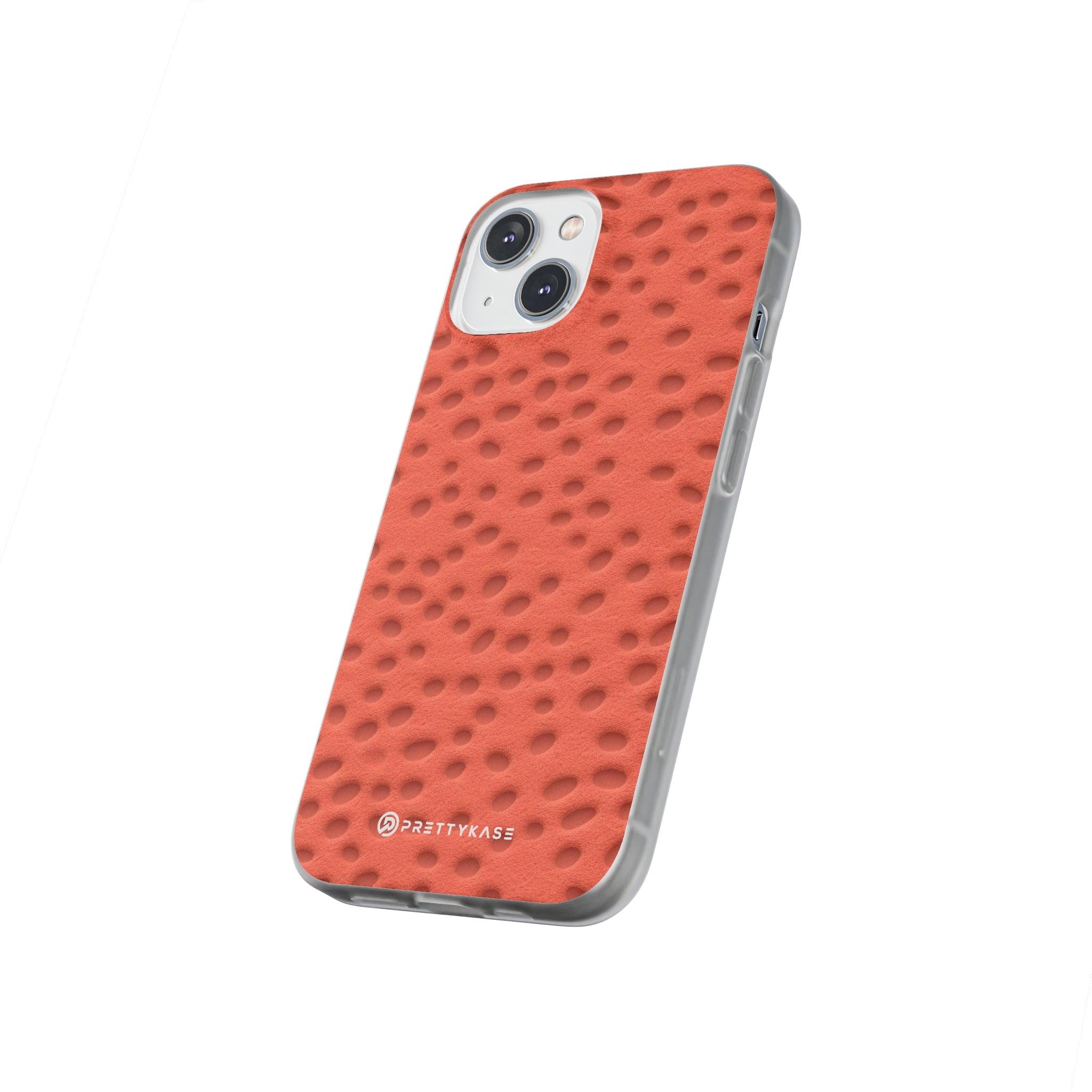 Red Surface Holes Slim - PrettyKase