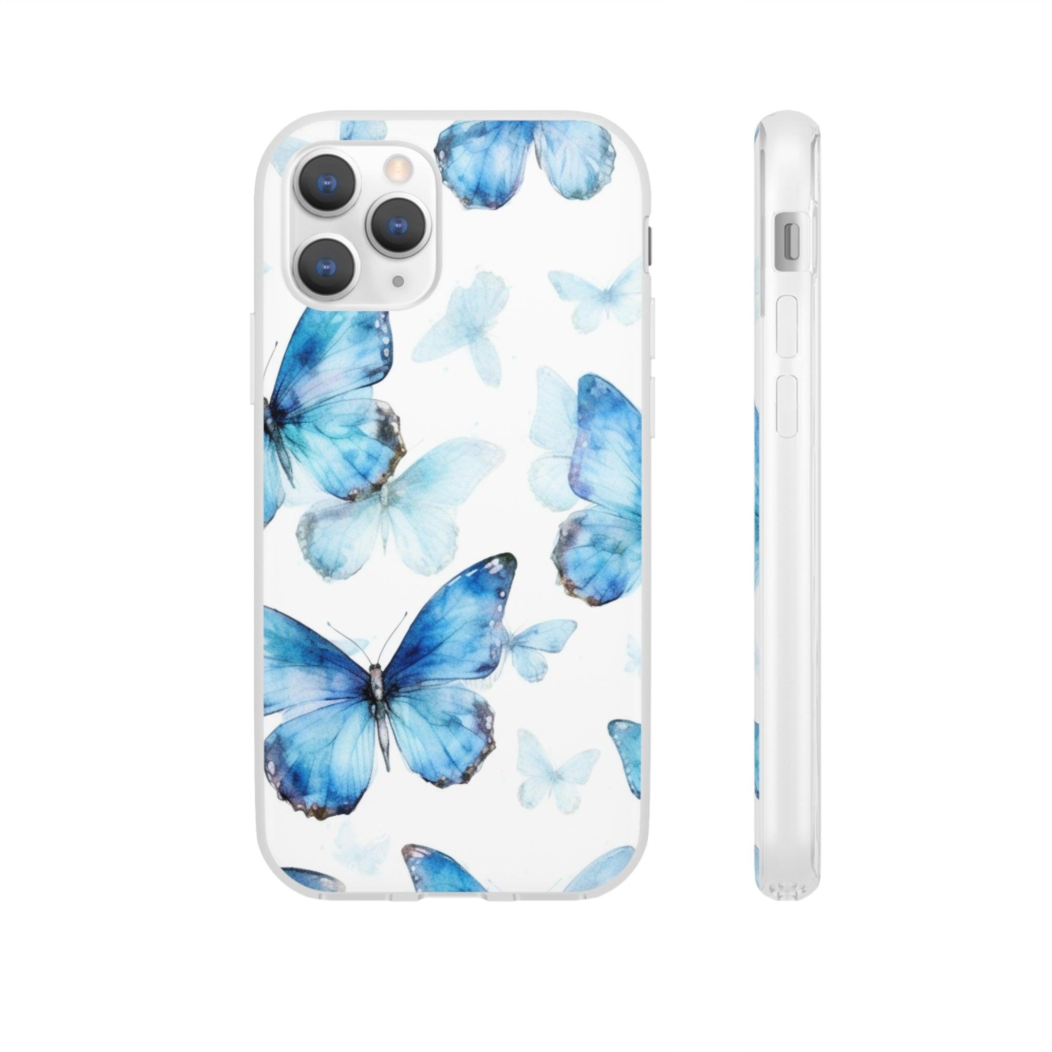 Blue Butterflies Slim - PrettyKase