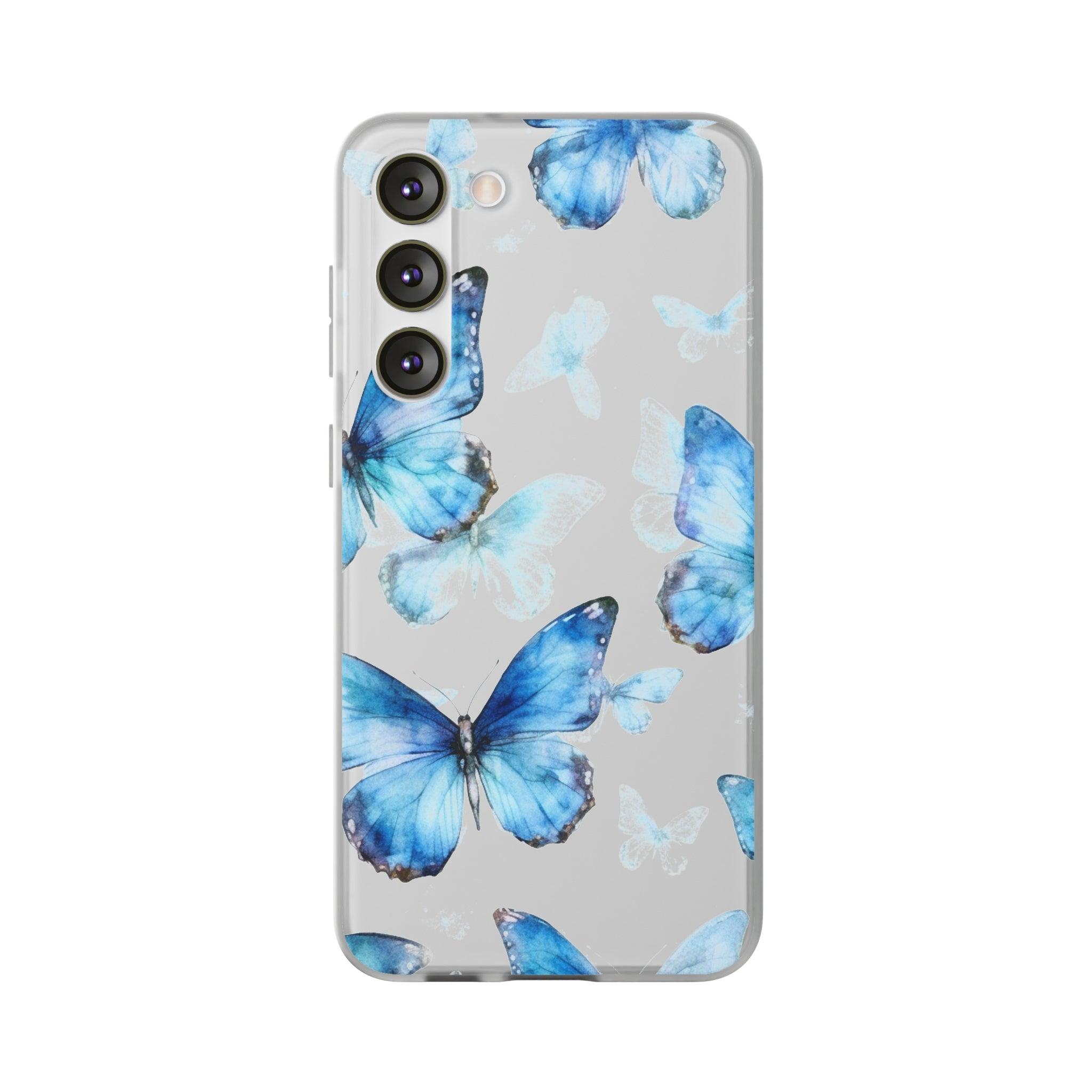 Blue Butterflies Slim - PrettyKase