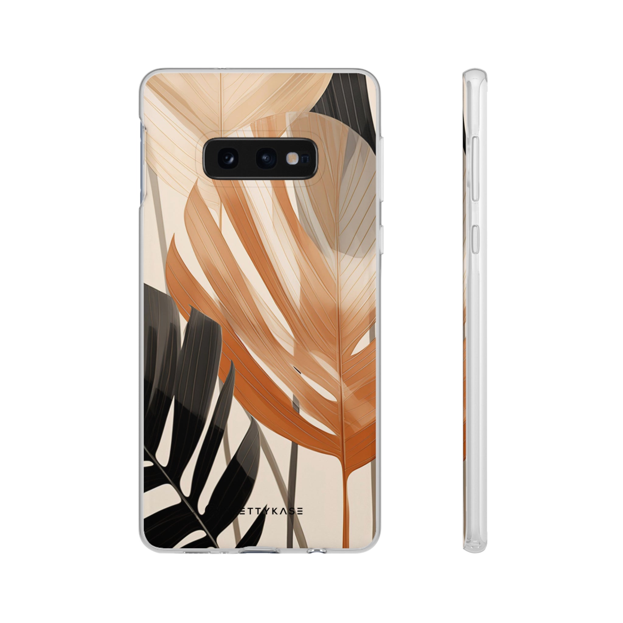 Feuilles noires et orange Slim