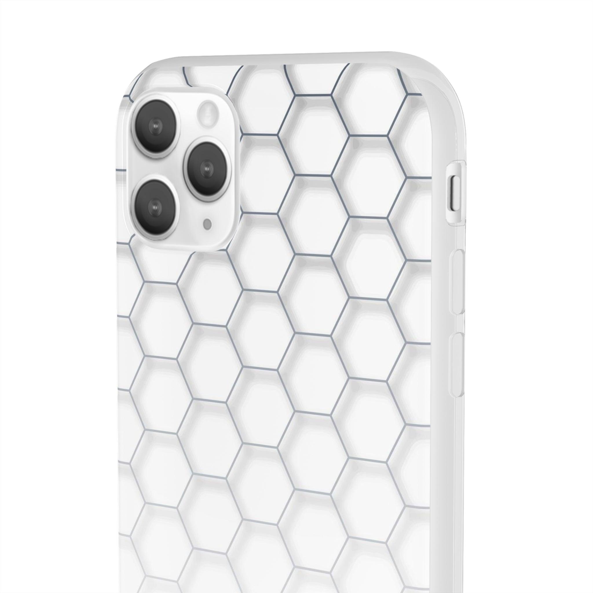 White Hexagon Slim - PrettyKase