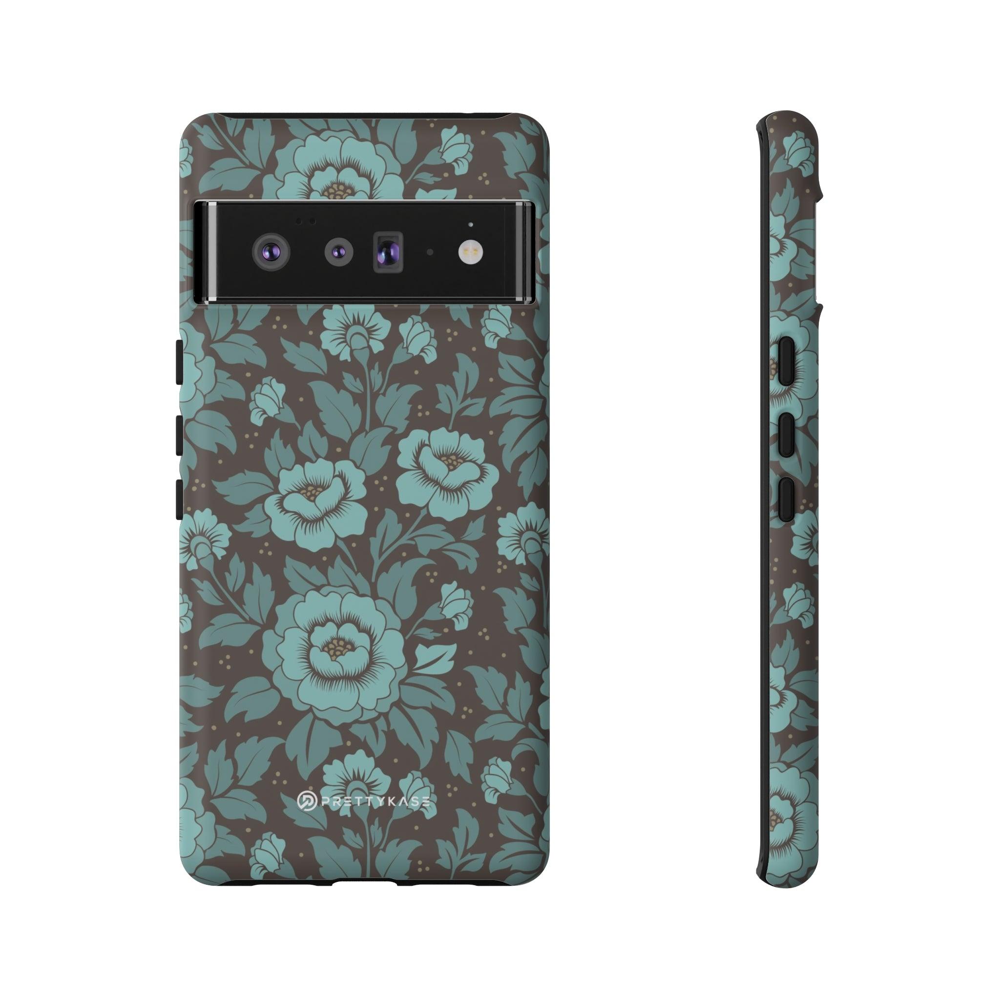 Turquoise Floral - PrettyKase