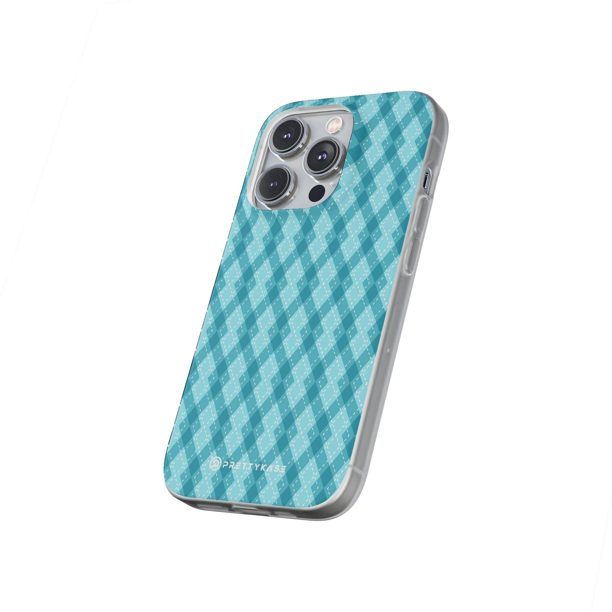 Argyle Teal Slim - PrettyKase