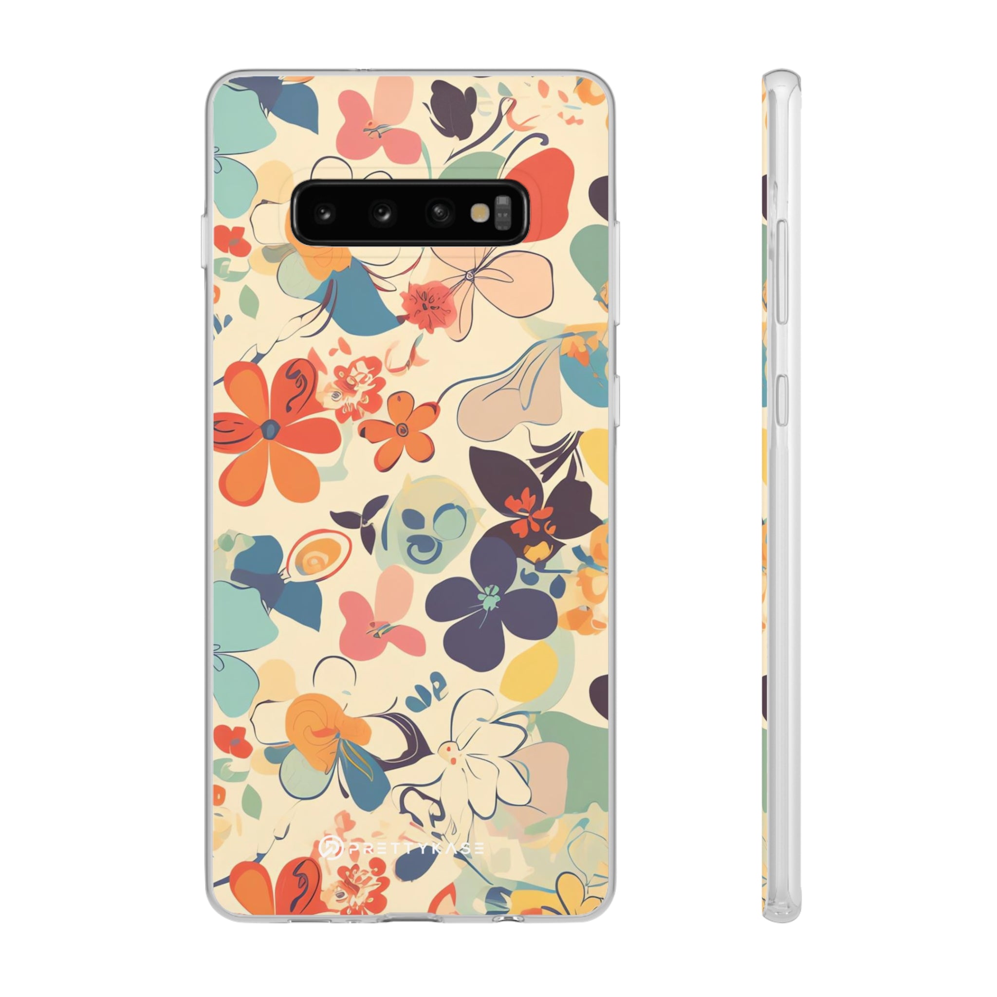 Motif floral sans couture mince