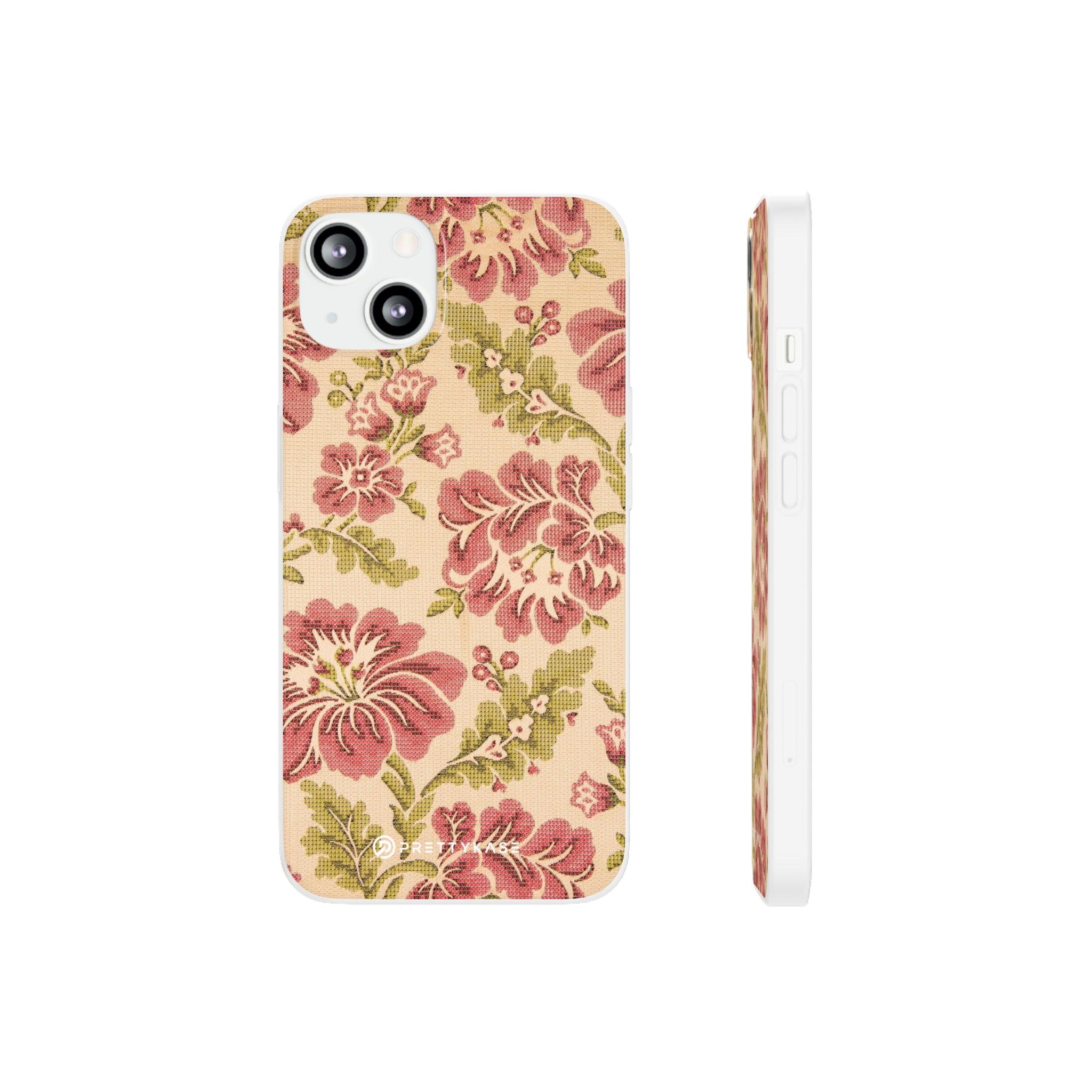 Fabric Floral Texture Slim - PrettyKase