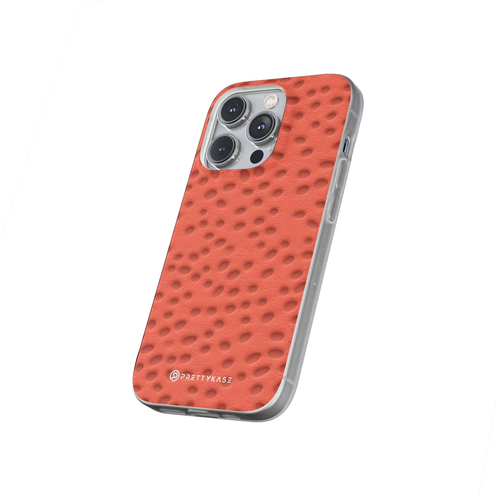 Red Surface Holes Slim - PrettyKase