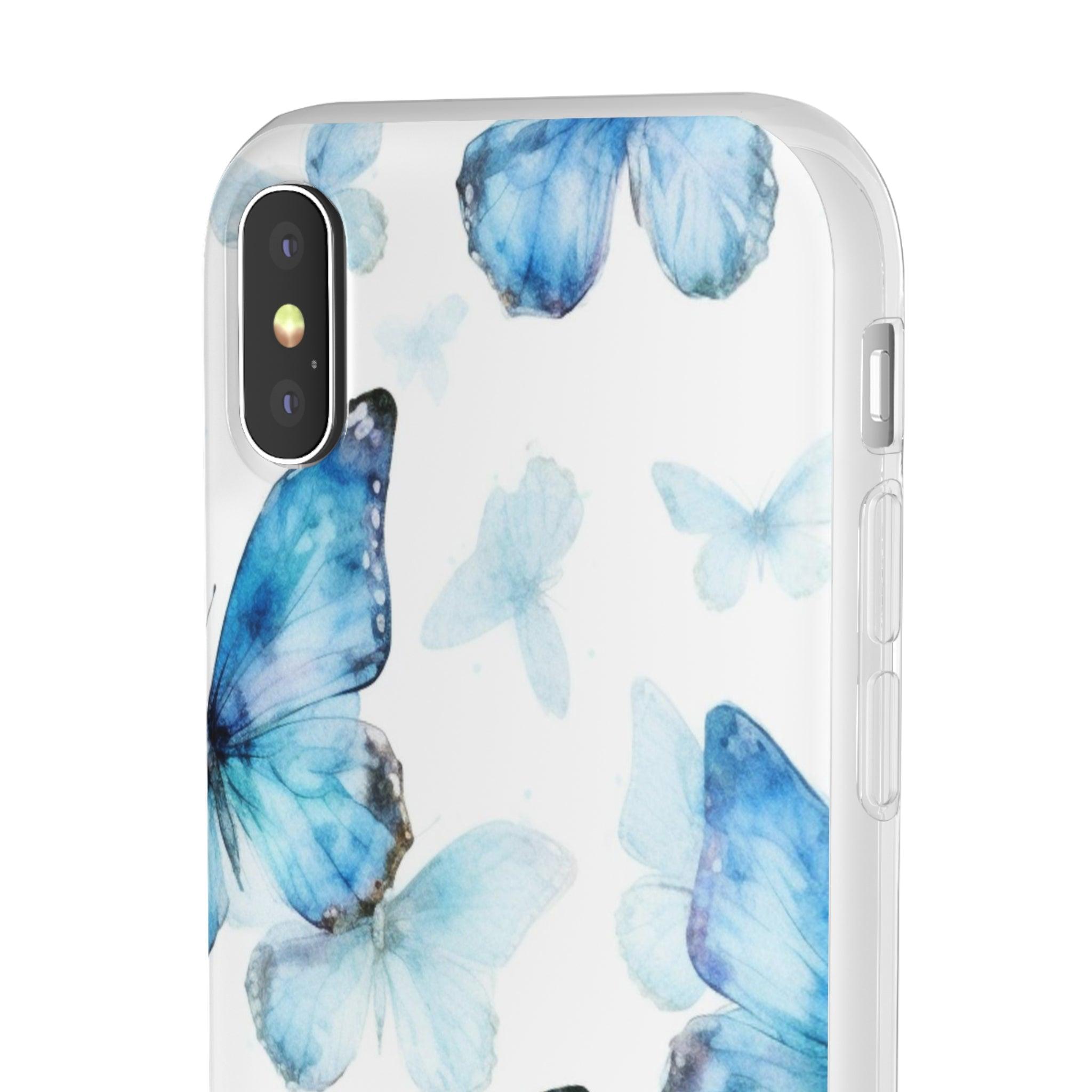 Blue Butterflies Slim - PrettyKase