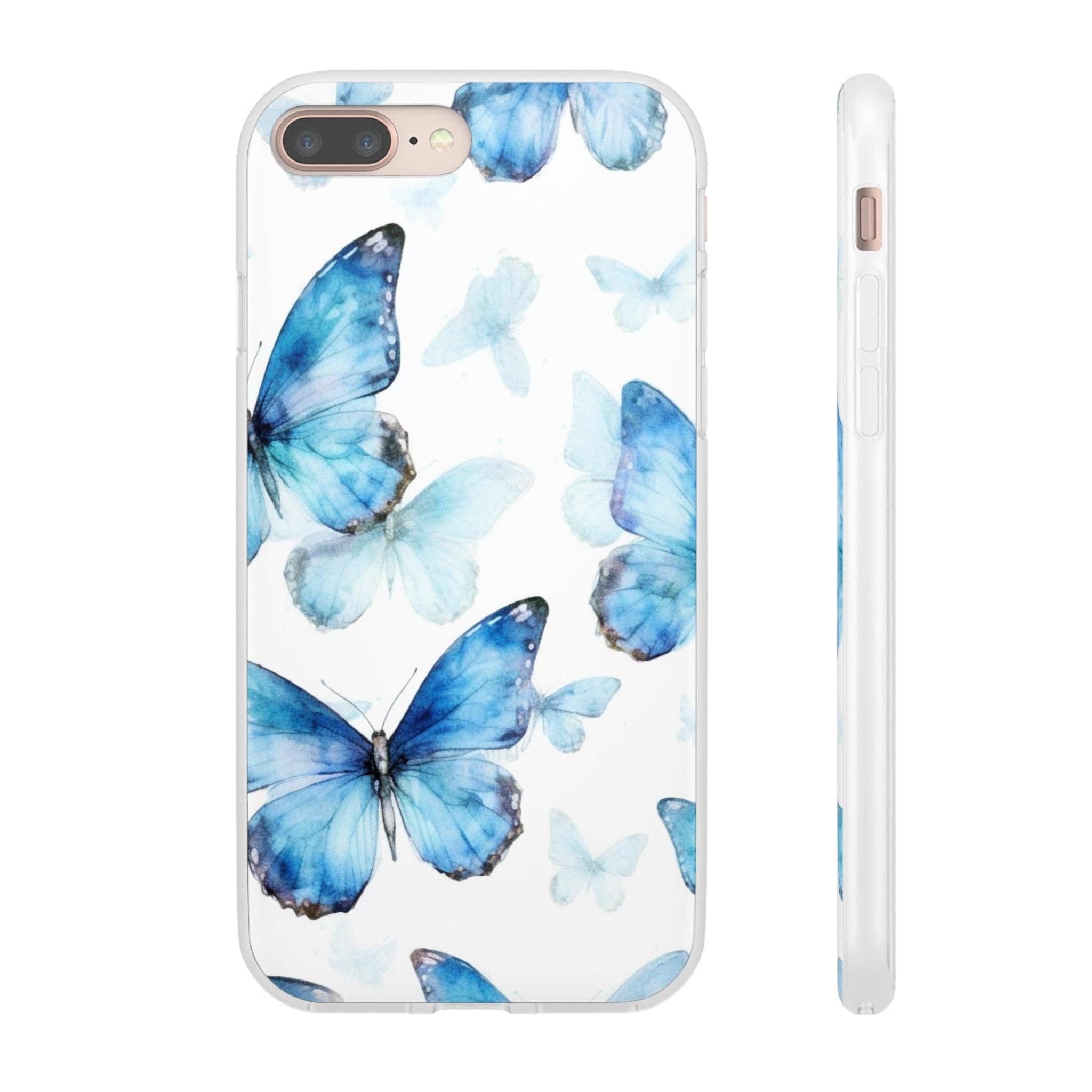 Blue Butterflies Slim - PrettyKase