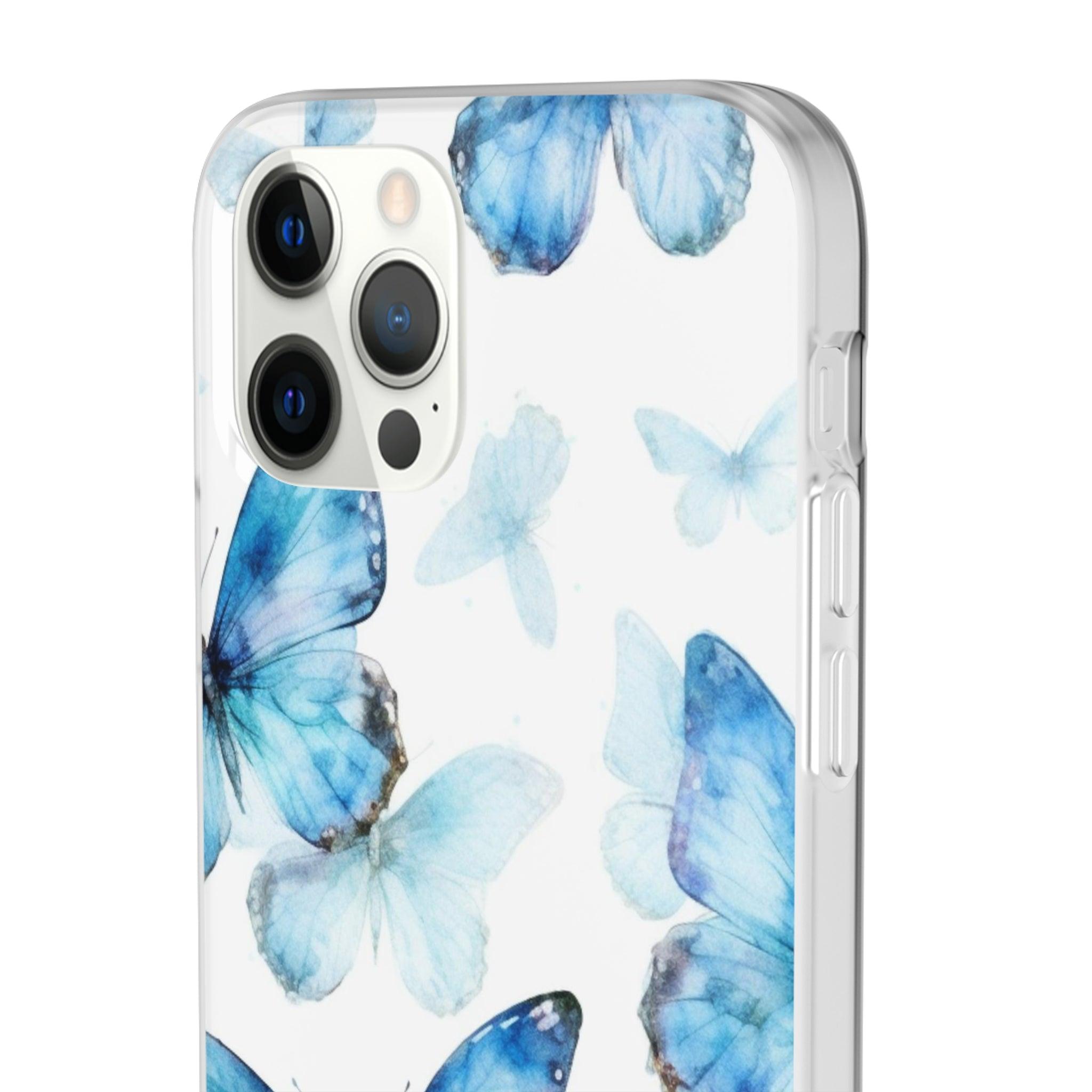 Blue Butterflies Slim - PrettyKase