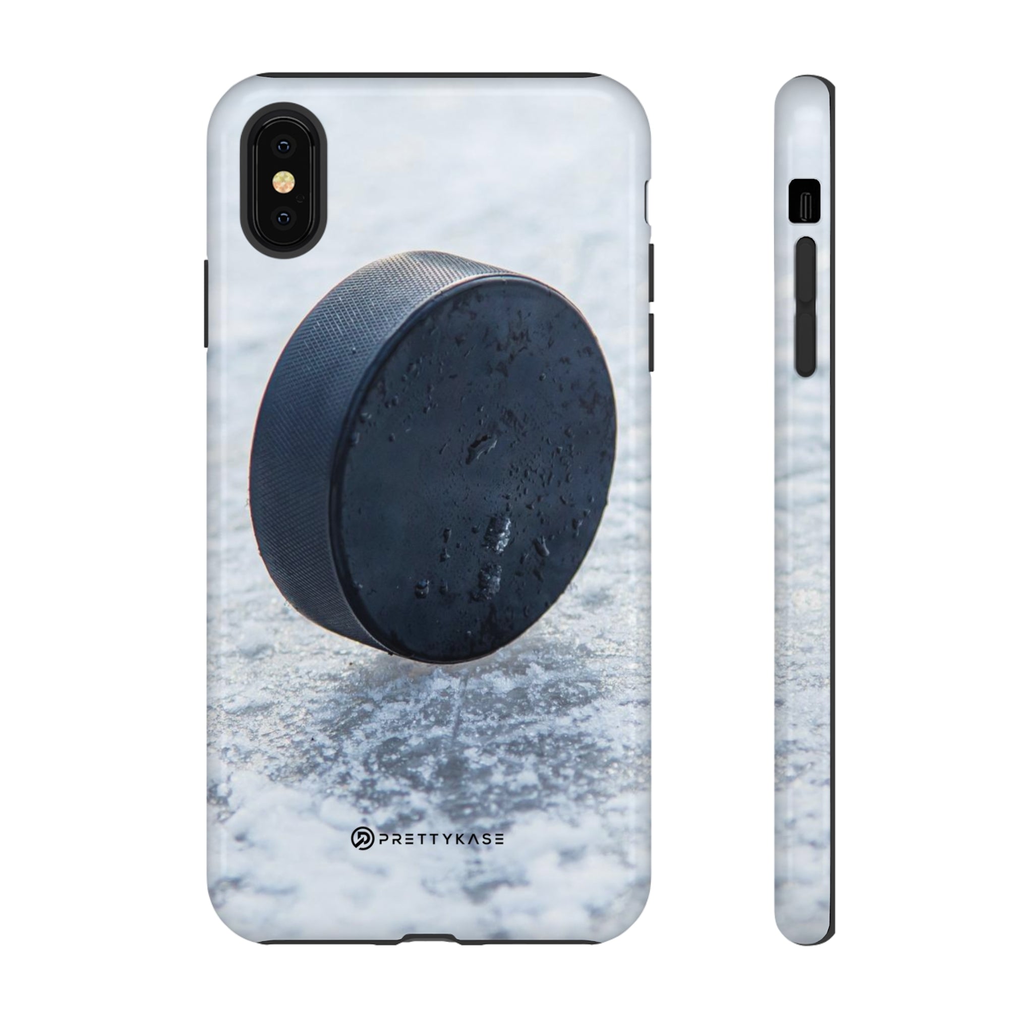 Black Hockey Puck