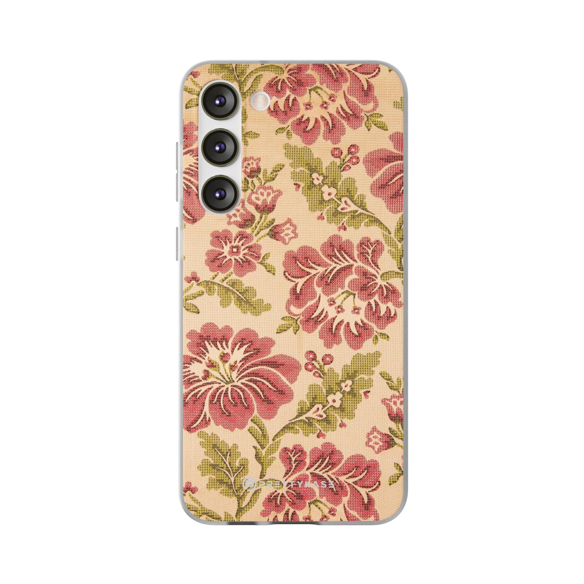 Fabric Floral Texture Slim - PrettyKase