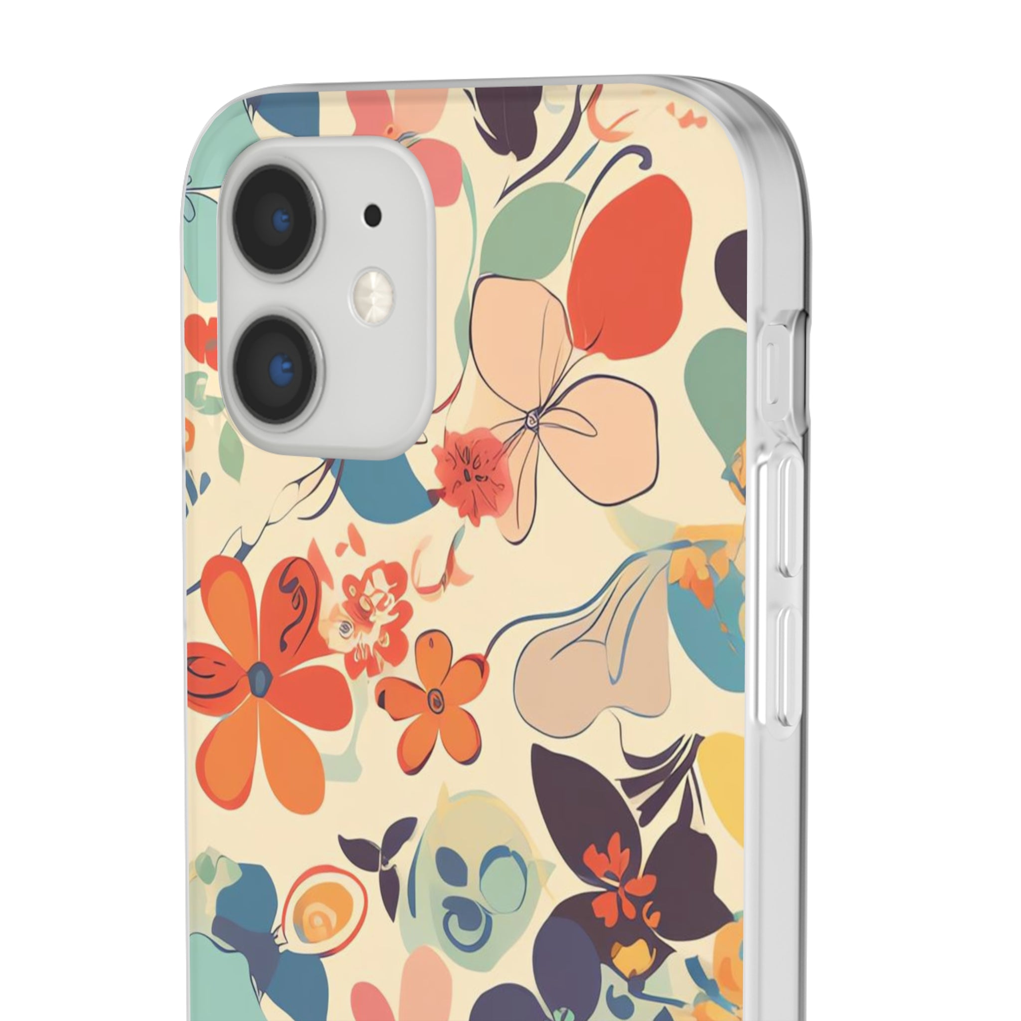 Motif floral sans couture mince