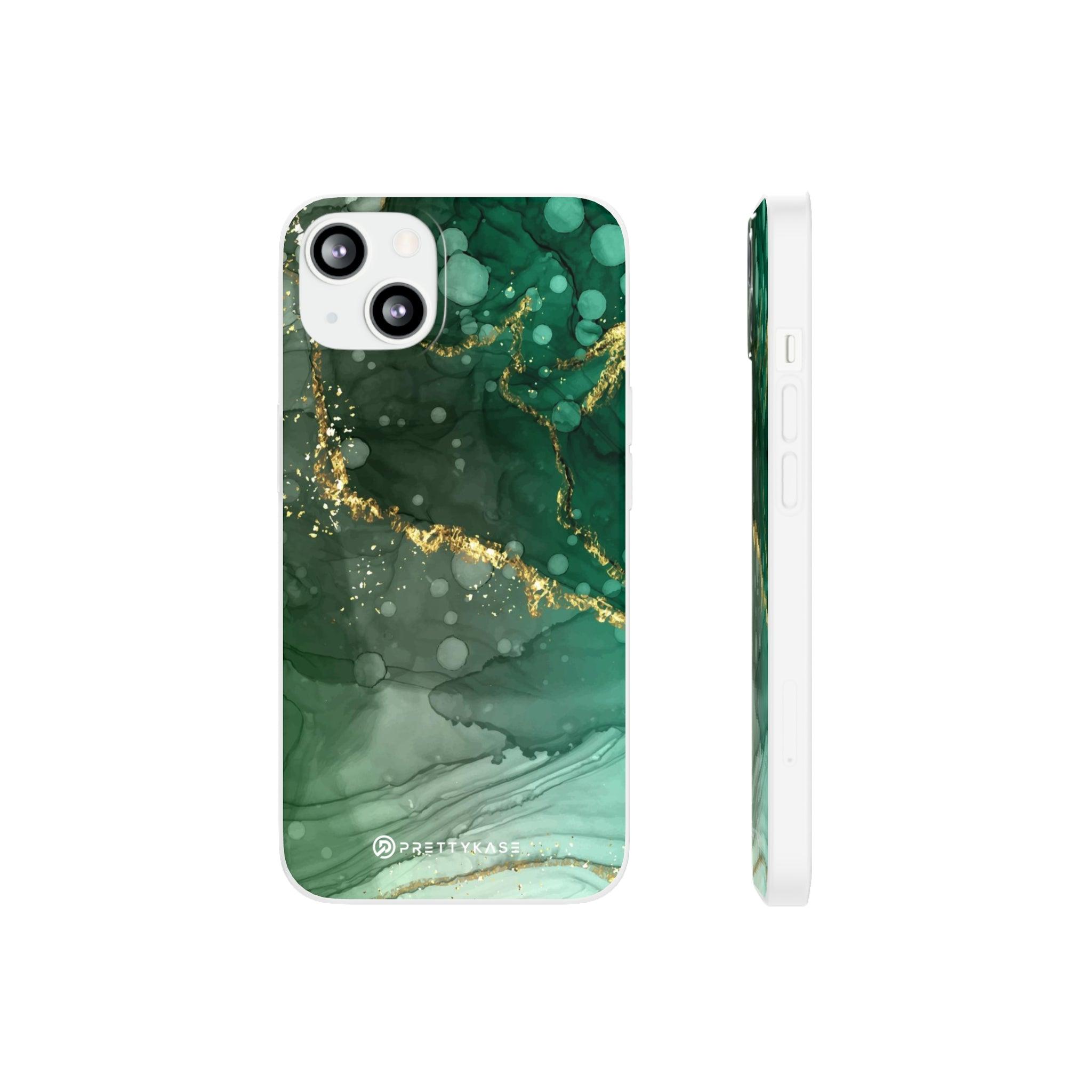 Gold Jade Green Slim - PrettyKase