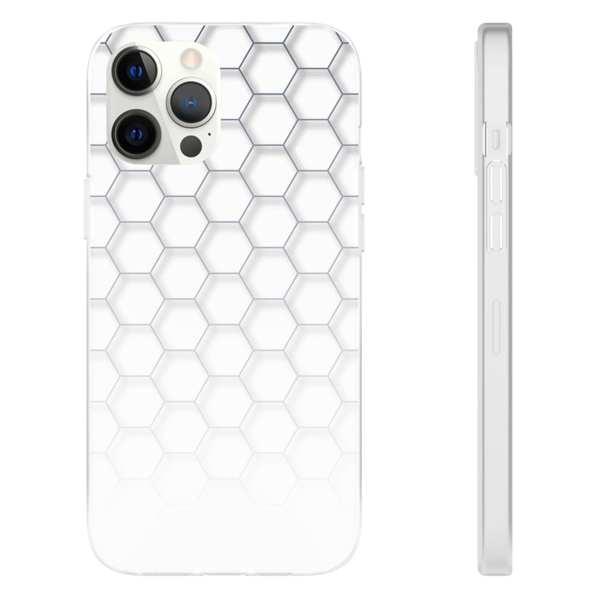 White Hexagon Slim - PrettyKase