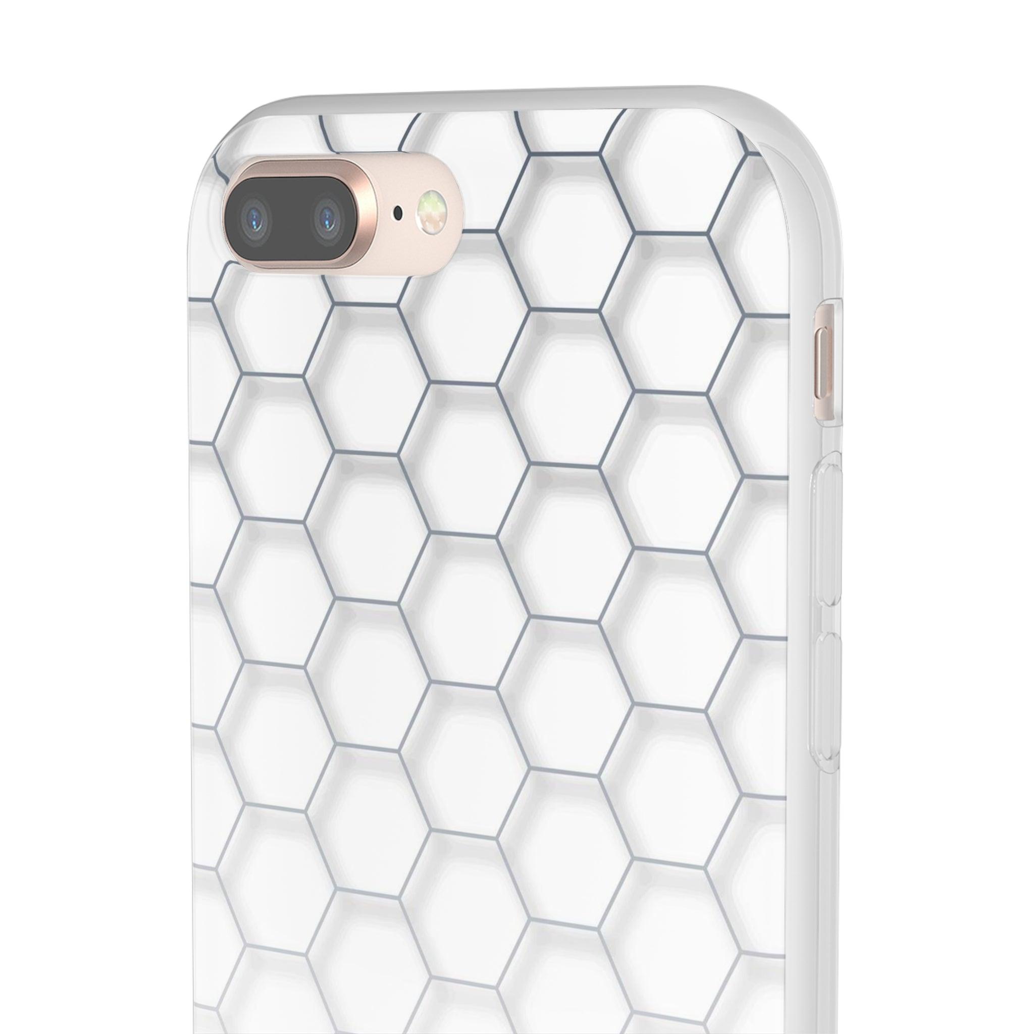 White Hexagon Slim - PrettyKase