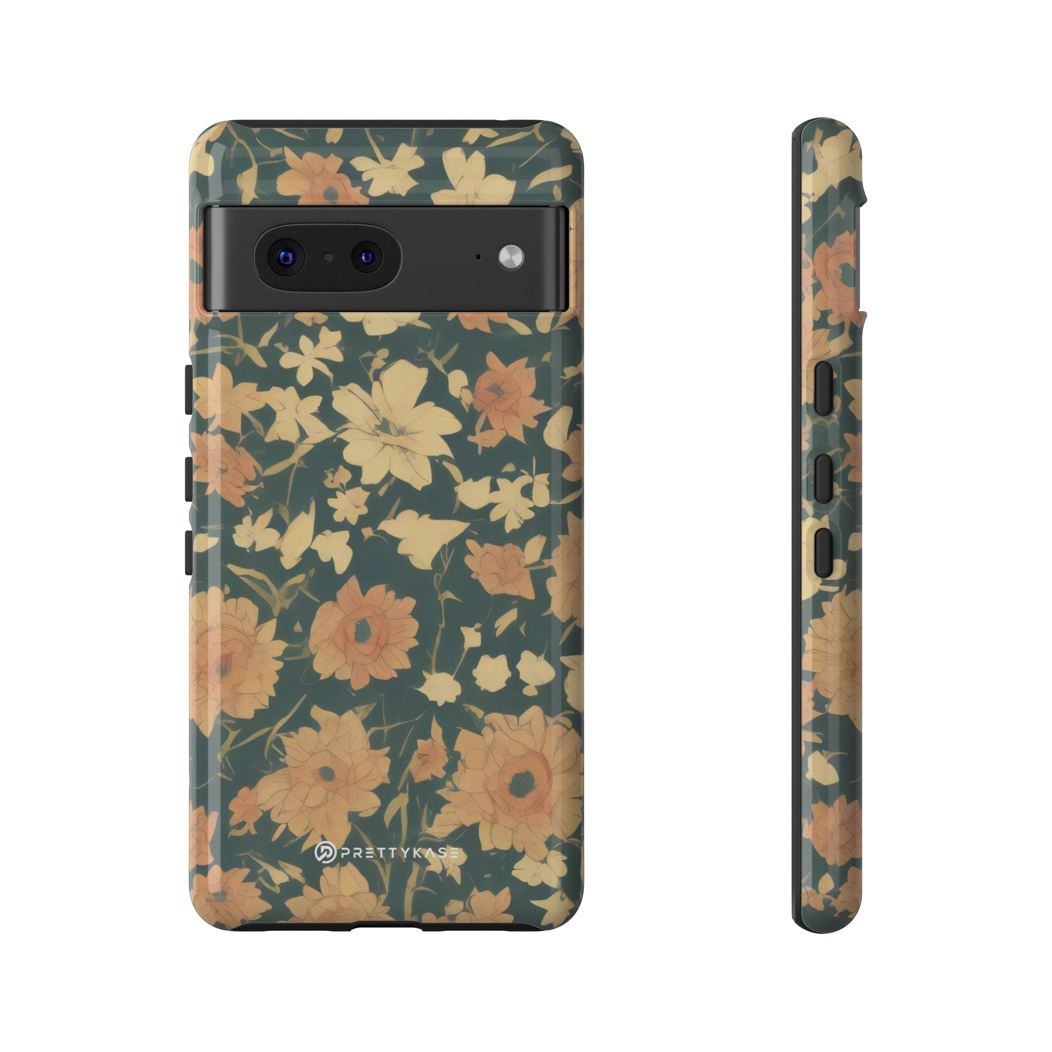 Olive Green Floral - PrettyKase