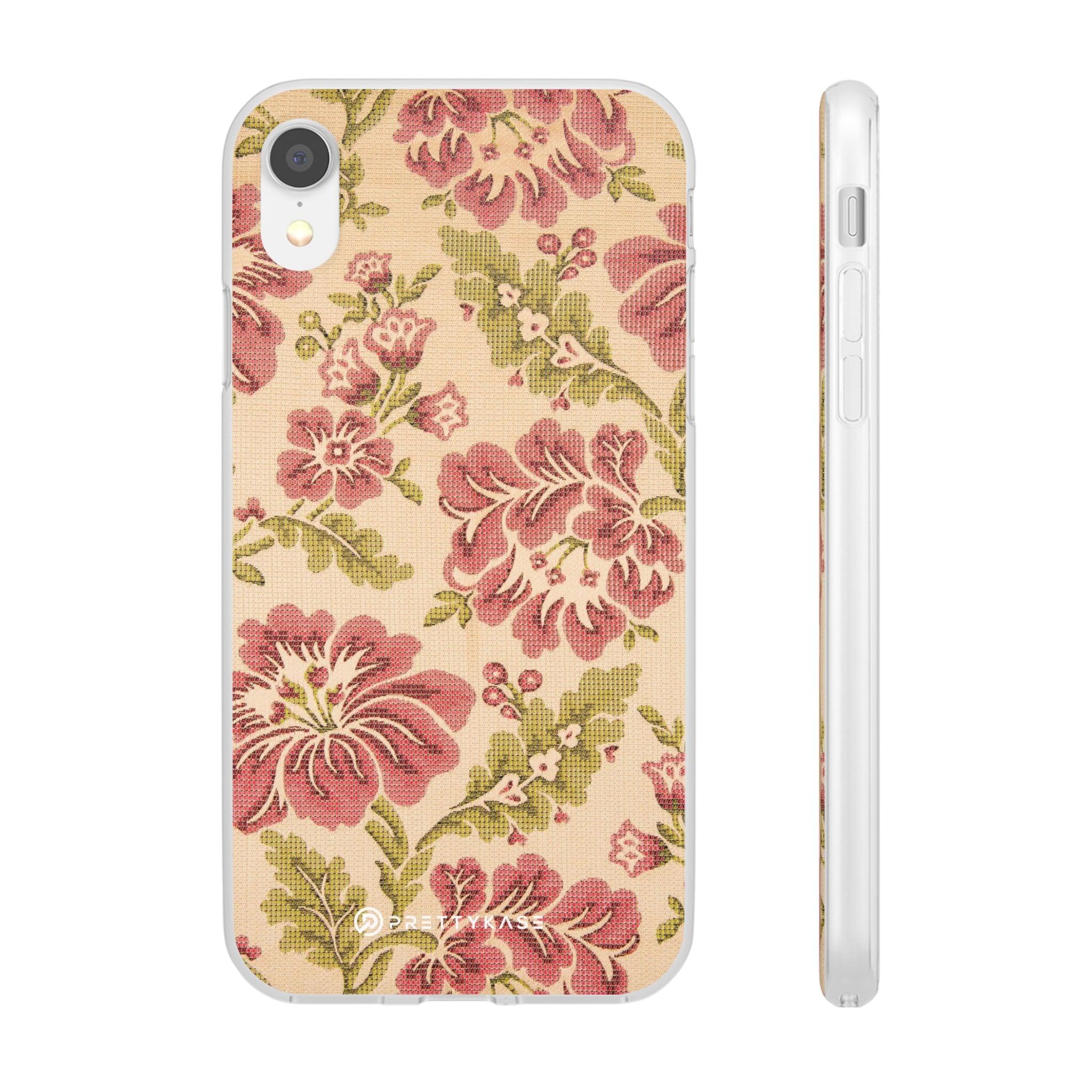 Fabric Floral Texture Slim - PrettyKase