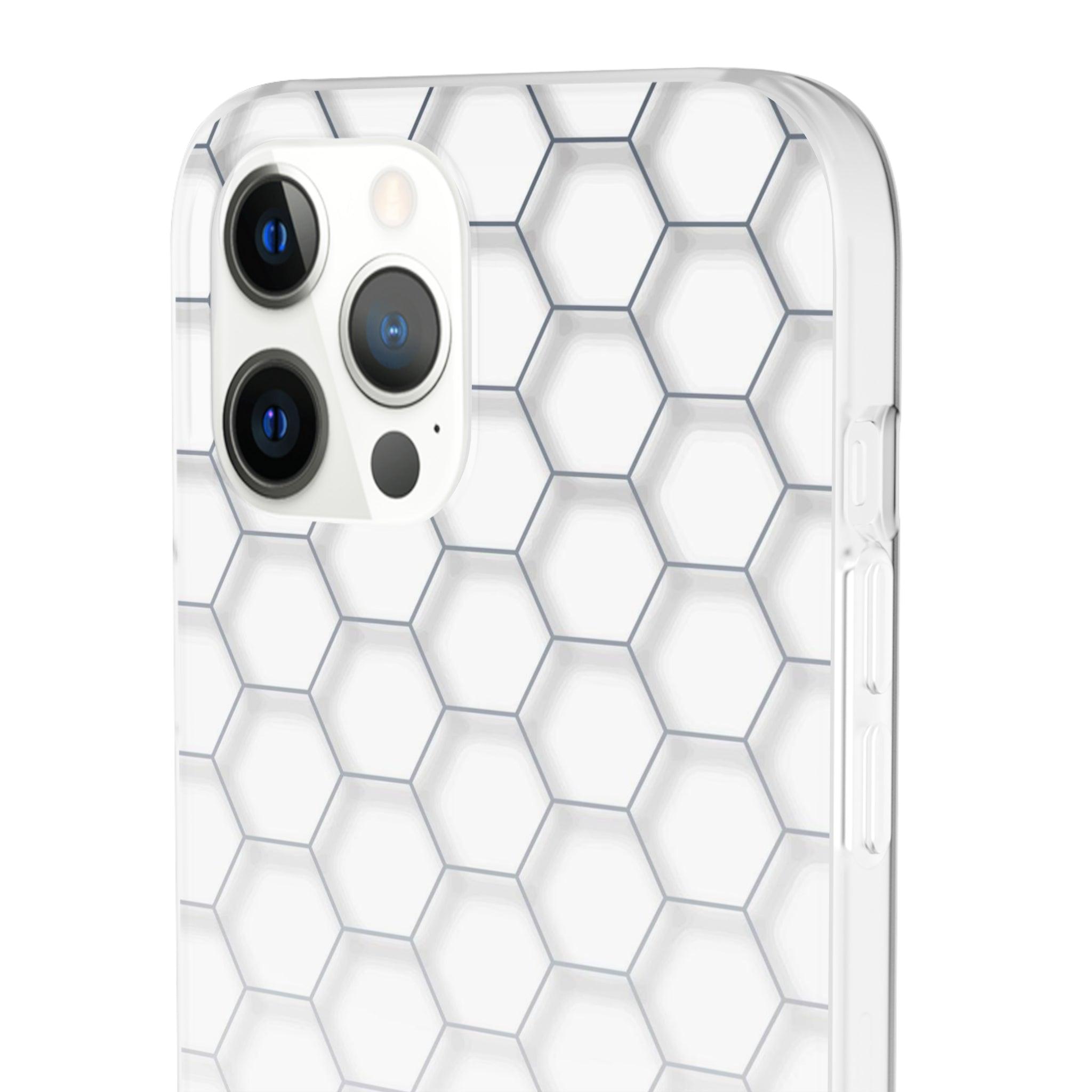 White Hexagon Slim - PrettyKase