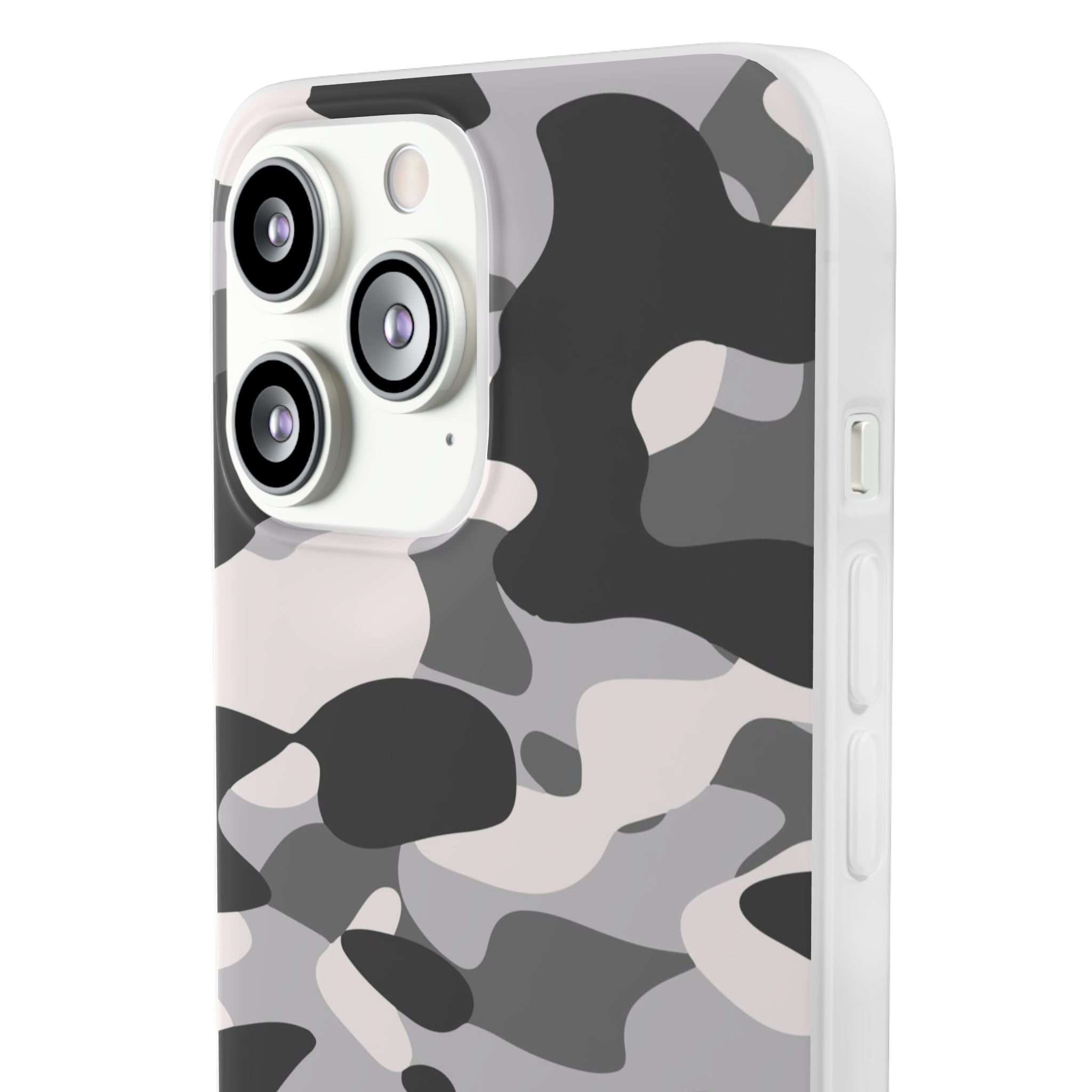 Slim camouflage blanc