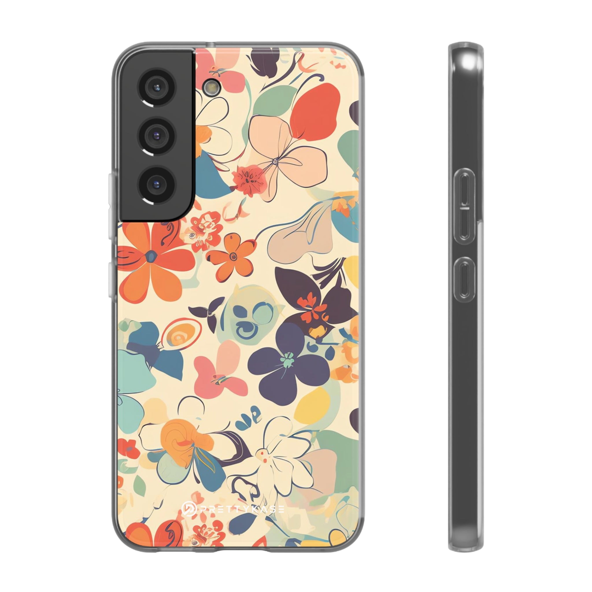 Motif floral sans couture mince