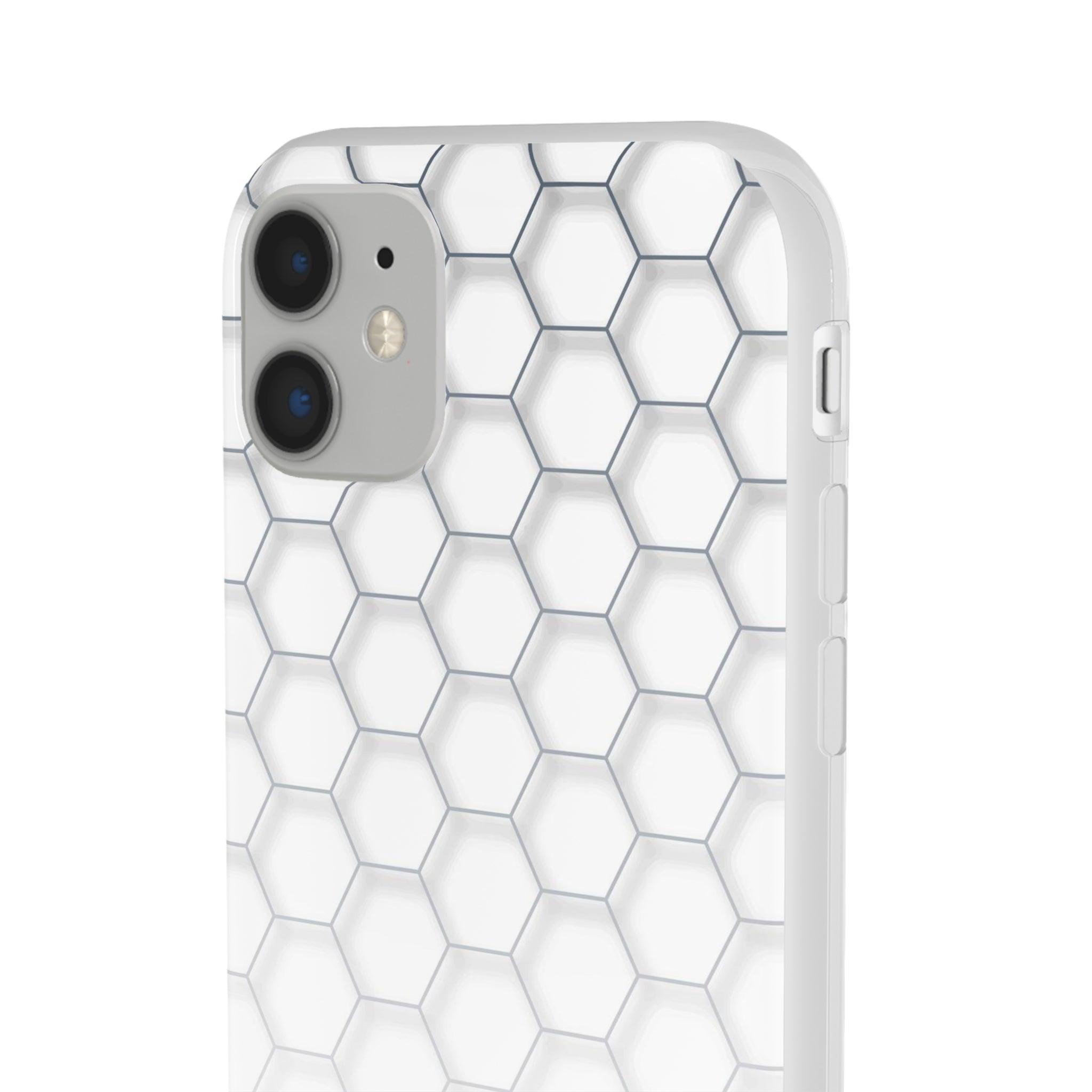 White Hexagon Slim - PrettyKase