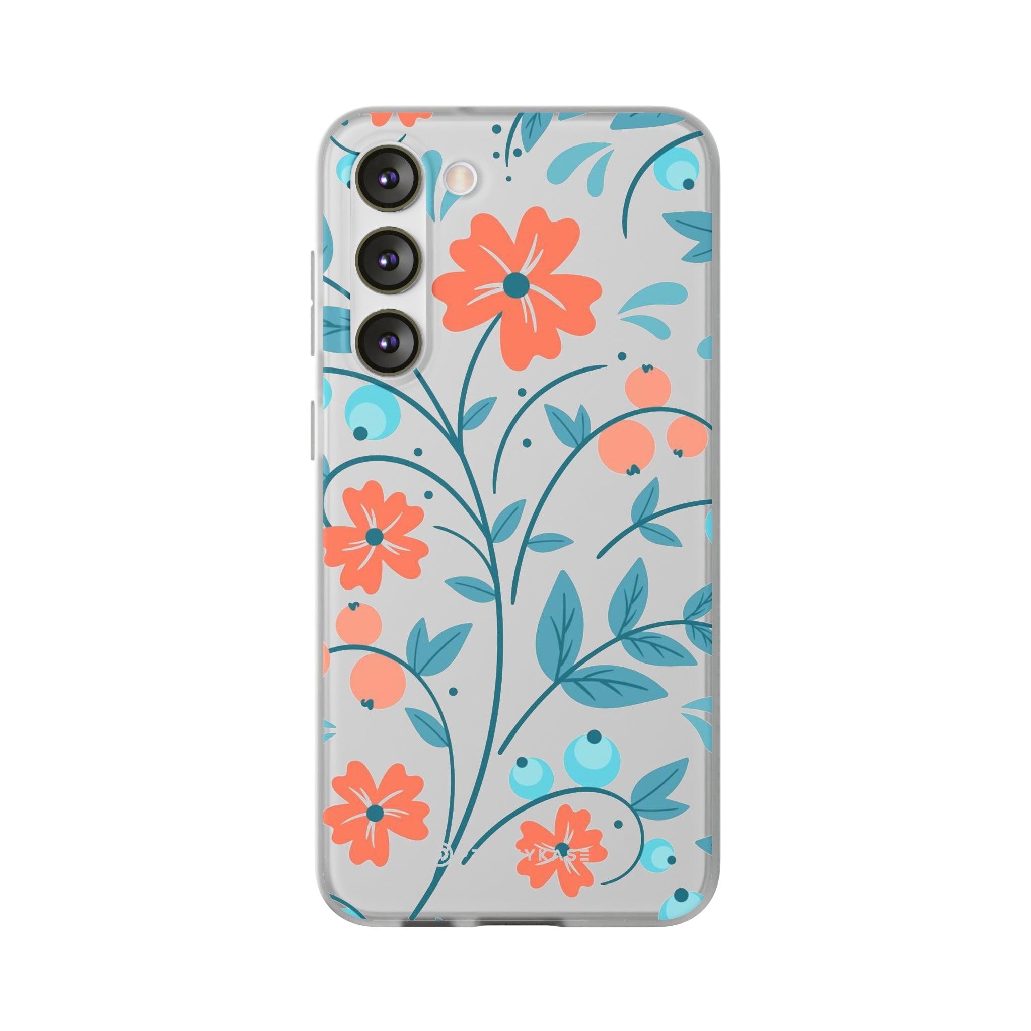 Slim floral pêche clair