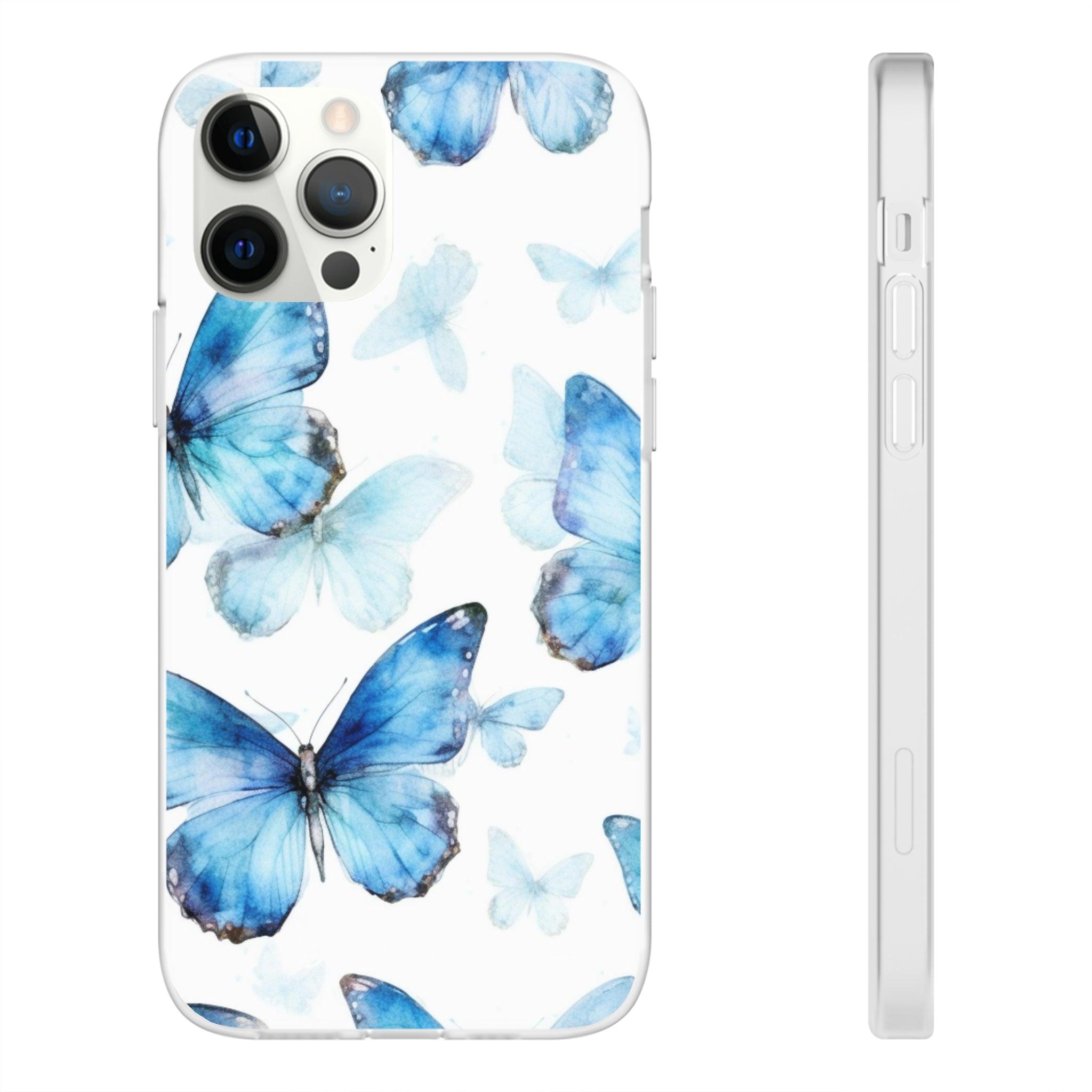 Blue Butterflies Slim - PrettyKase