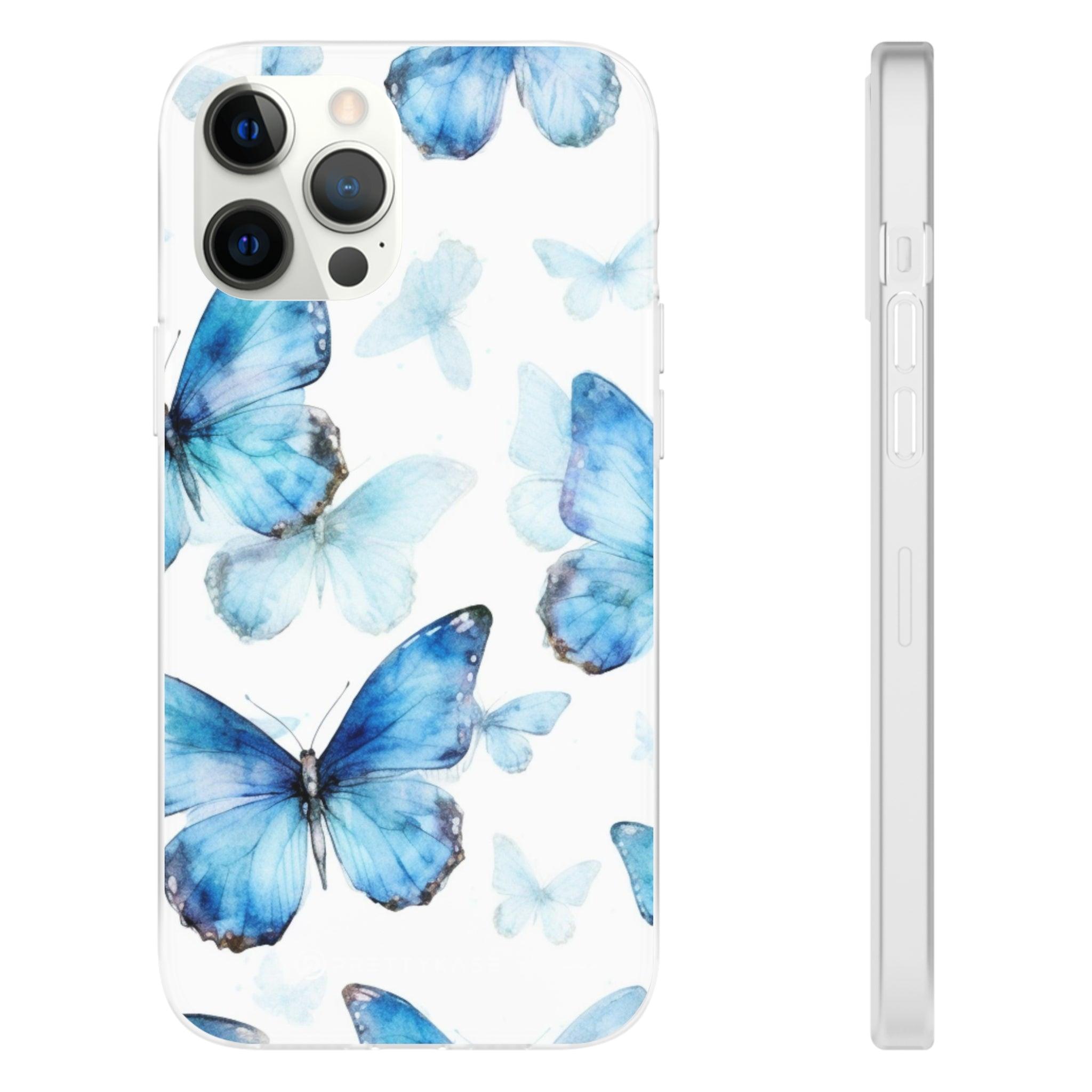 Blue Butterflies Slim - PrettyKase