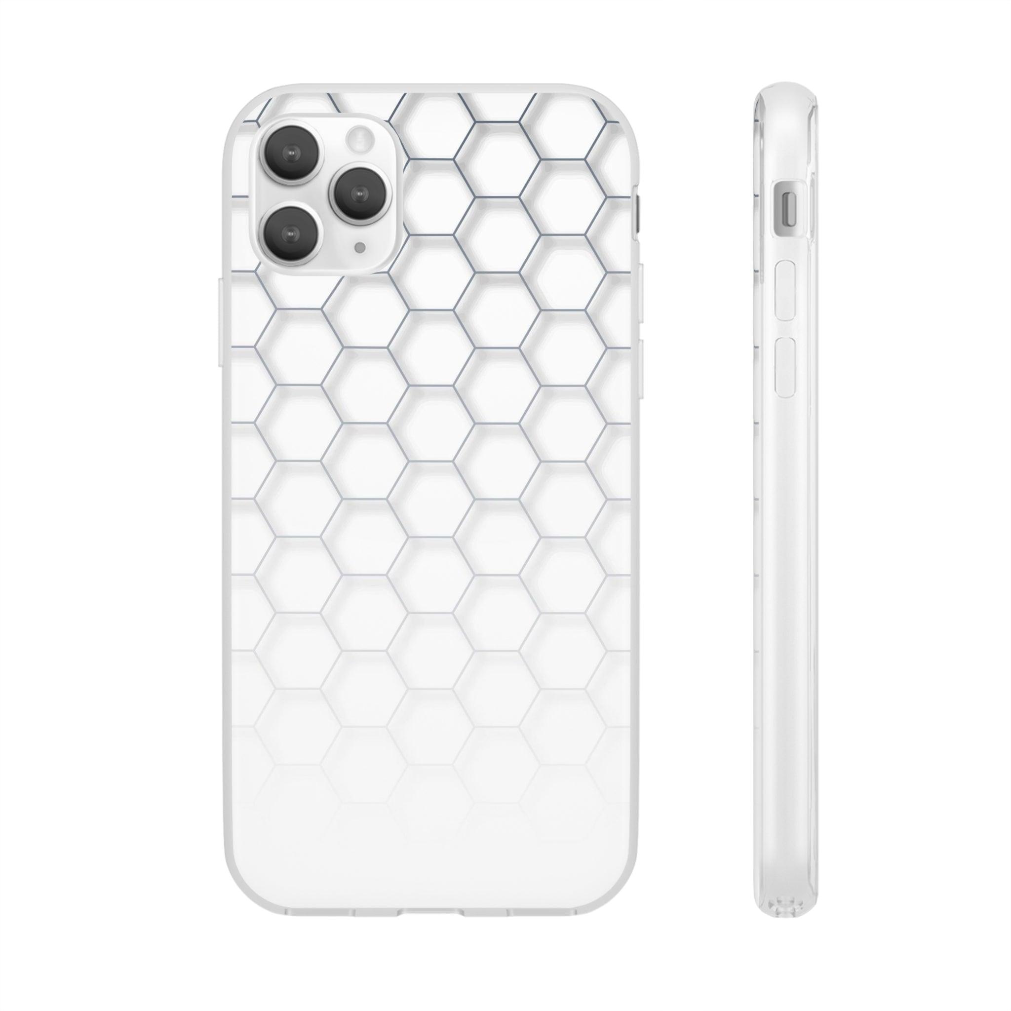 White Hexagon Slim - PrettyKase