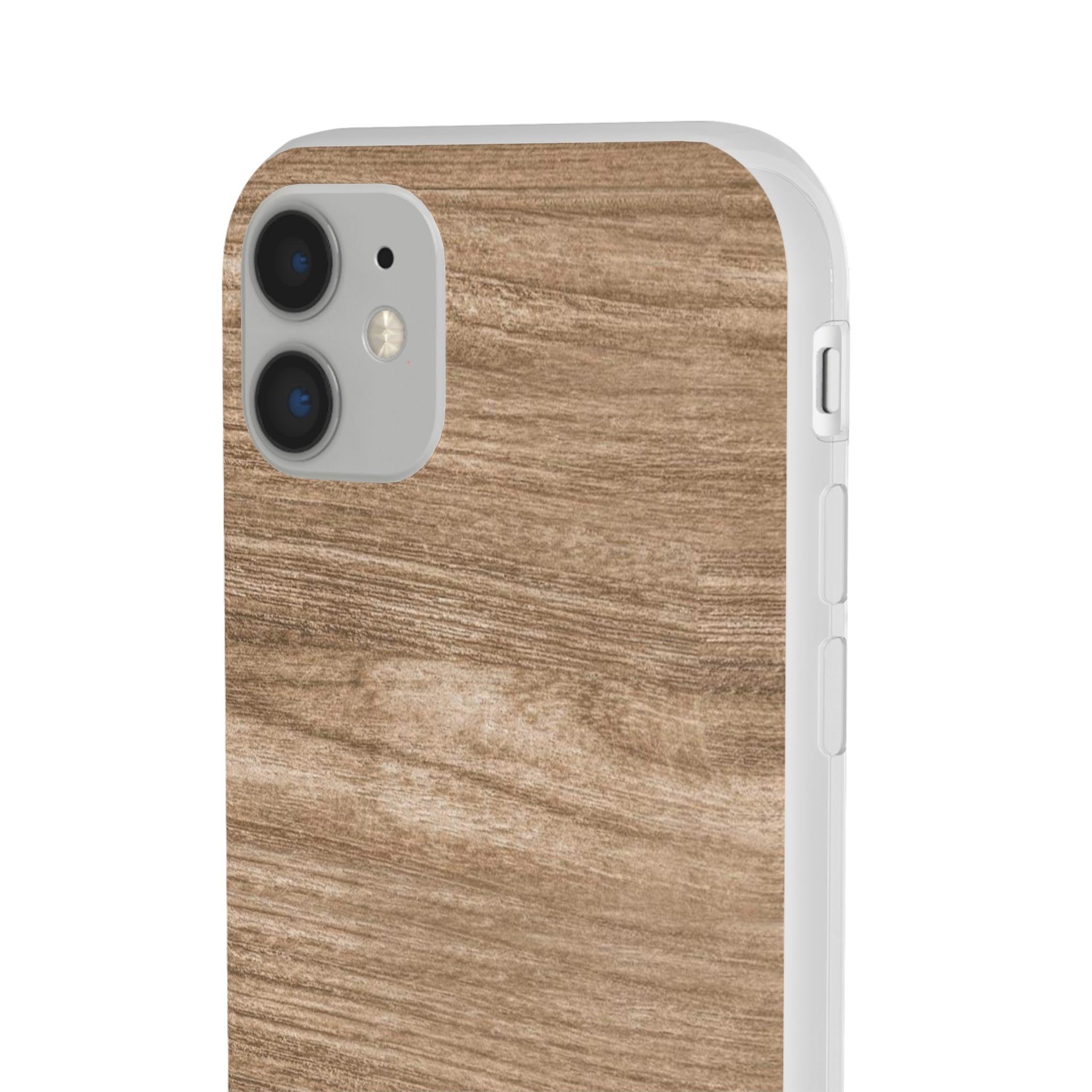 Beige Wood Slim - PrettyKase