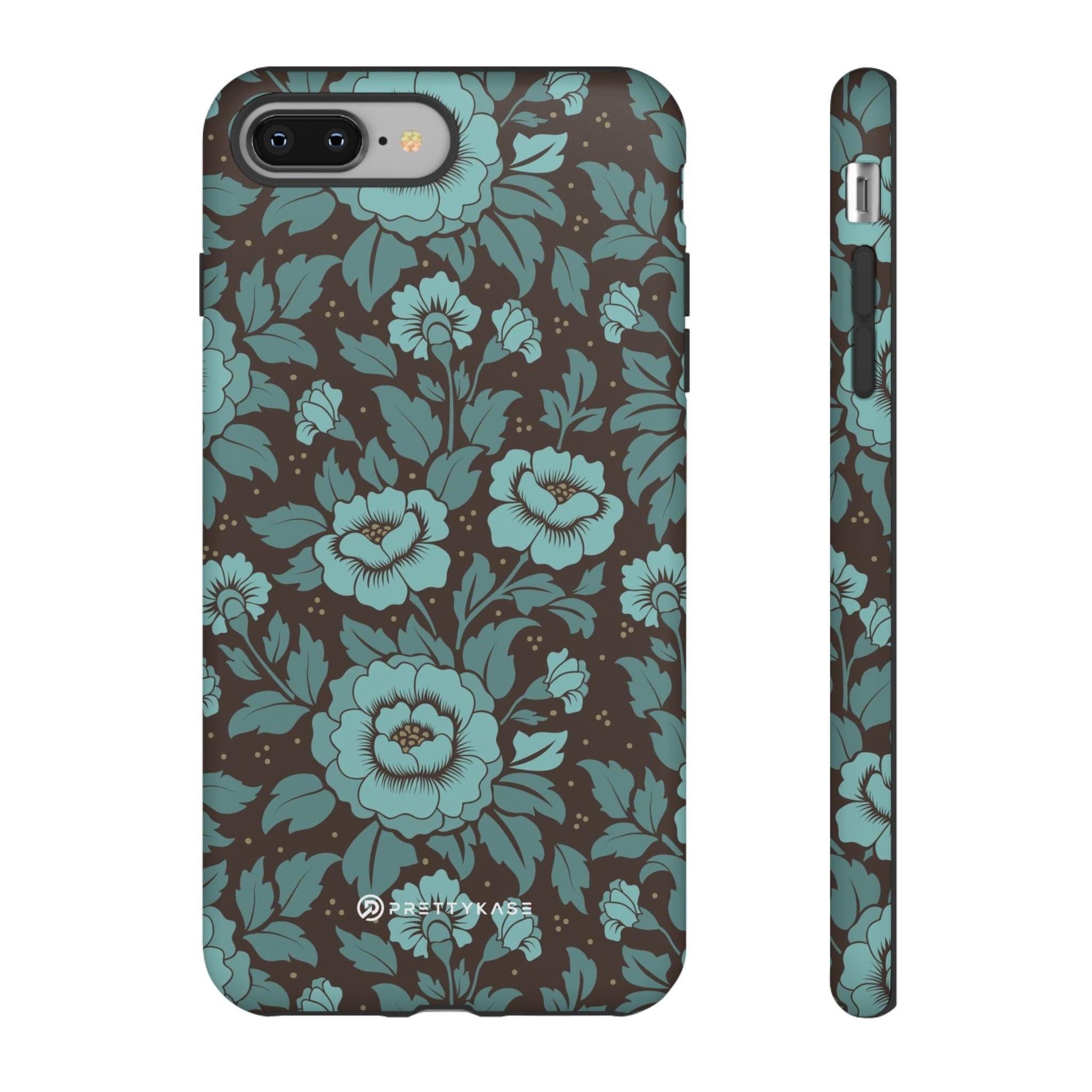 Turquoise Floral - PrettyKase