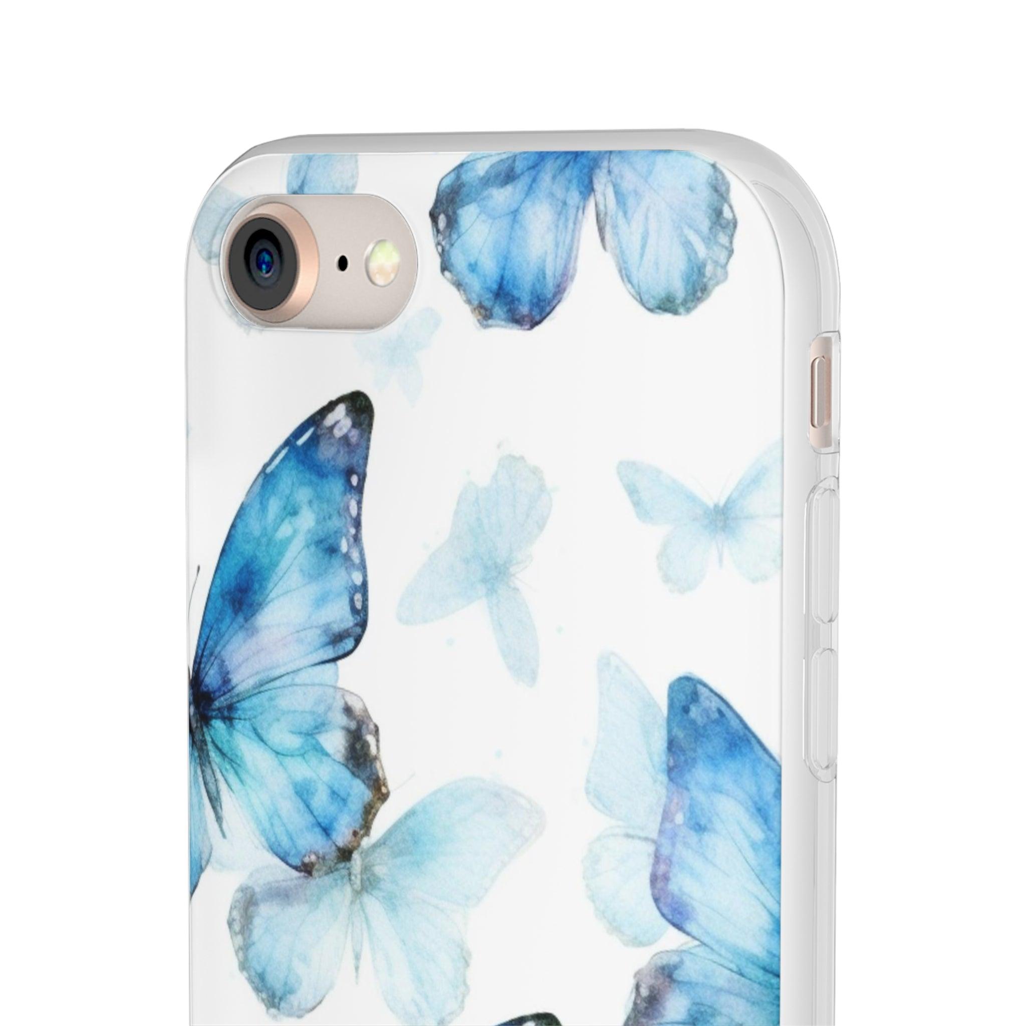 Blue Butterflies Slim - PrettyKase