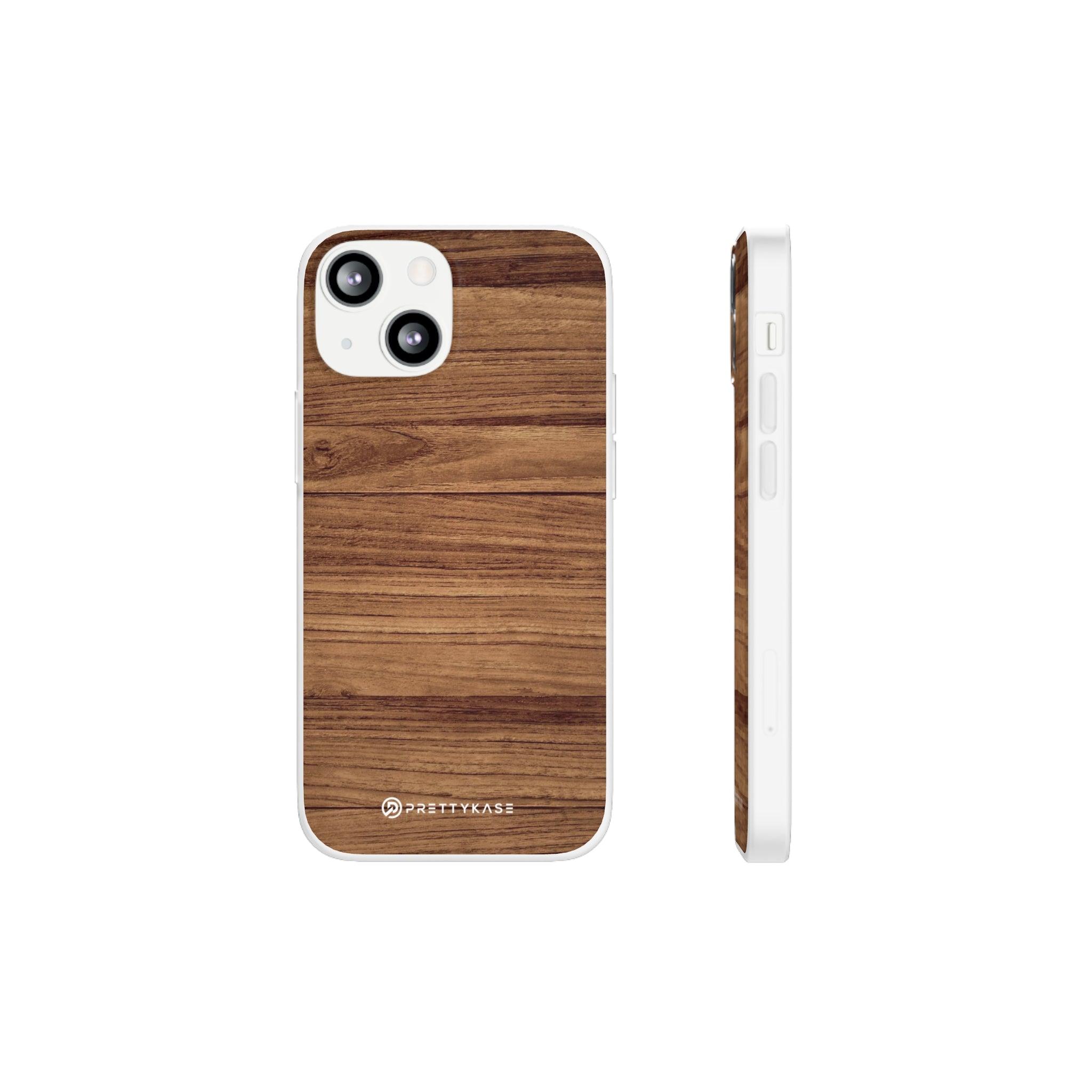 Wooden Brown Slim - PrettyKase