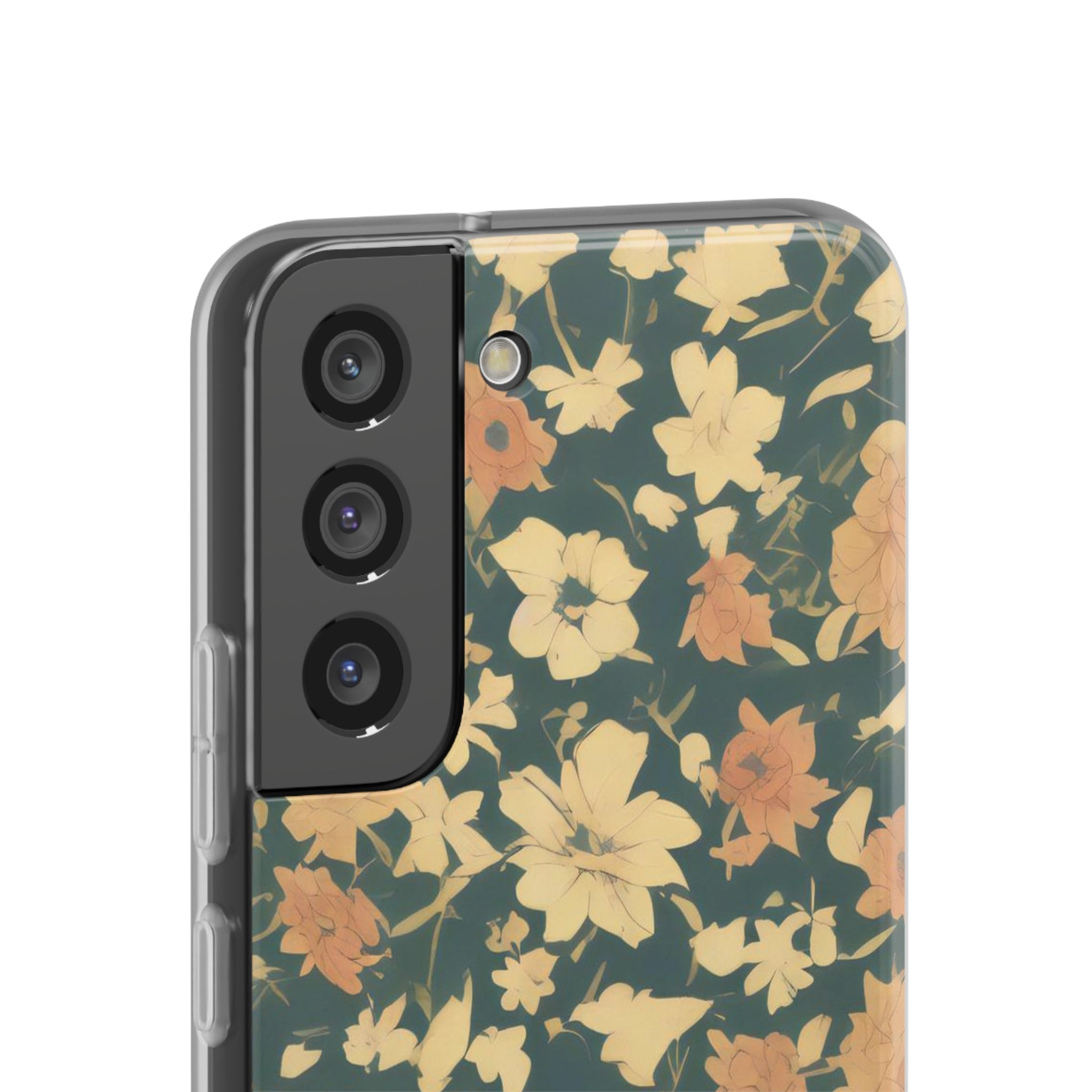 Slim floral vert olive