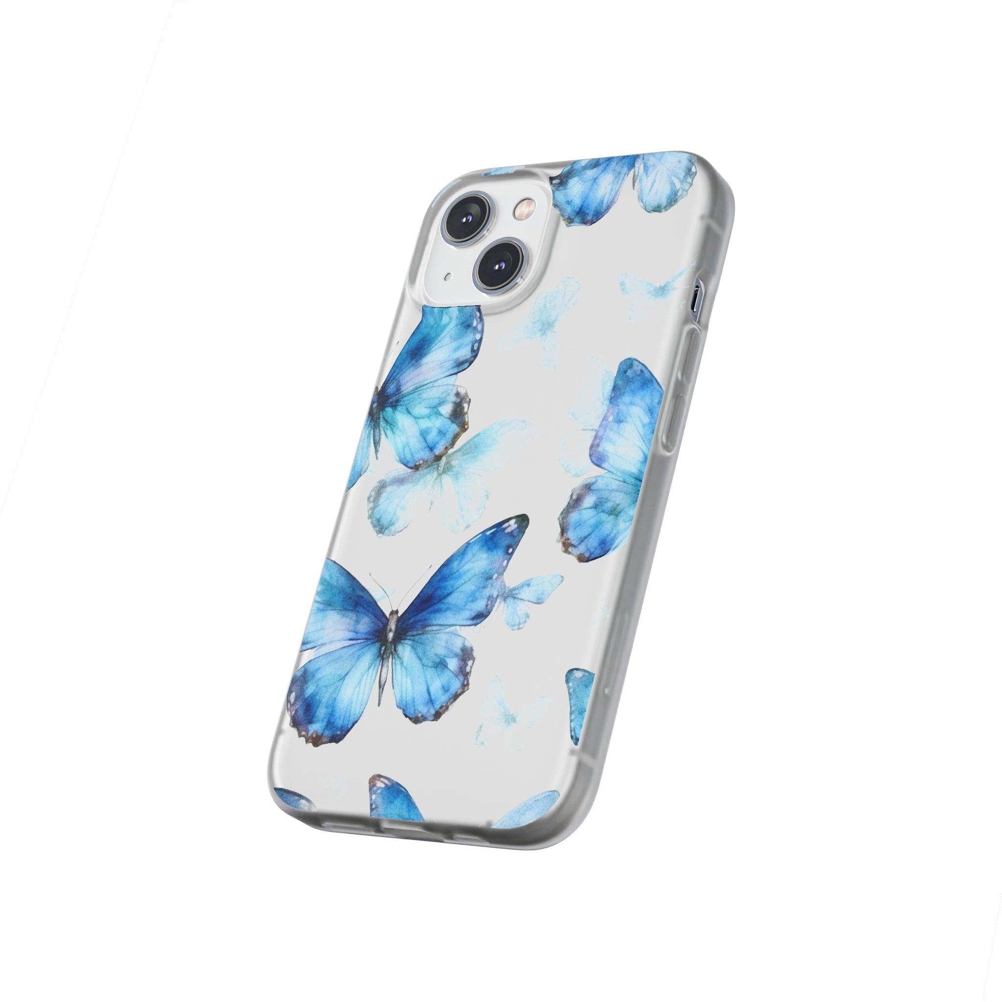 Blue Butterflies Slim - PrettyKase