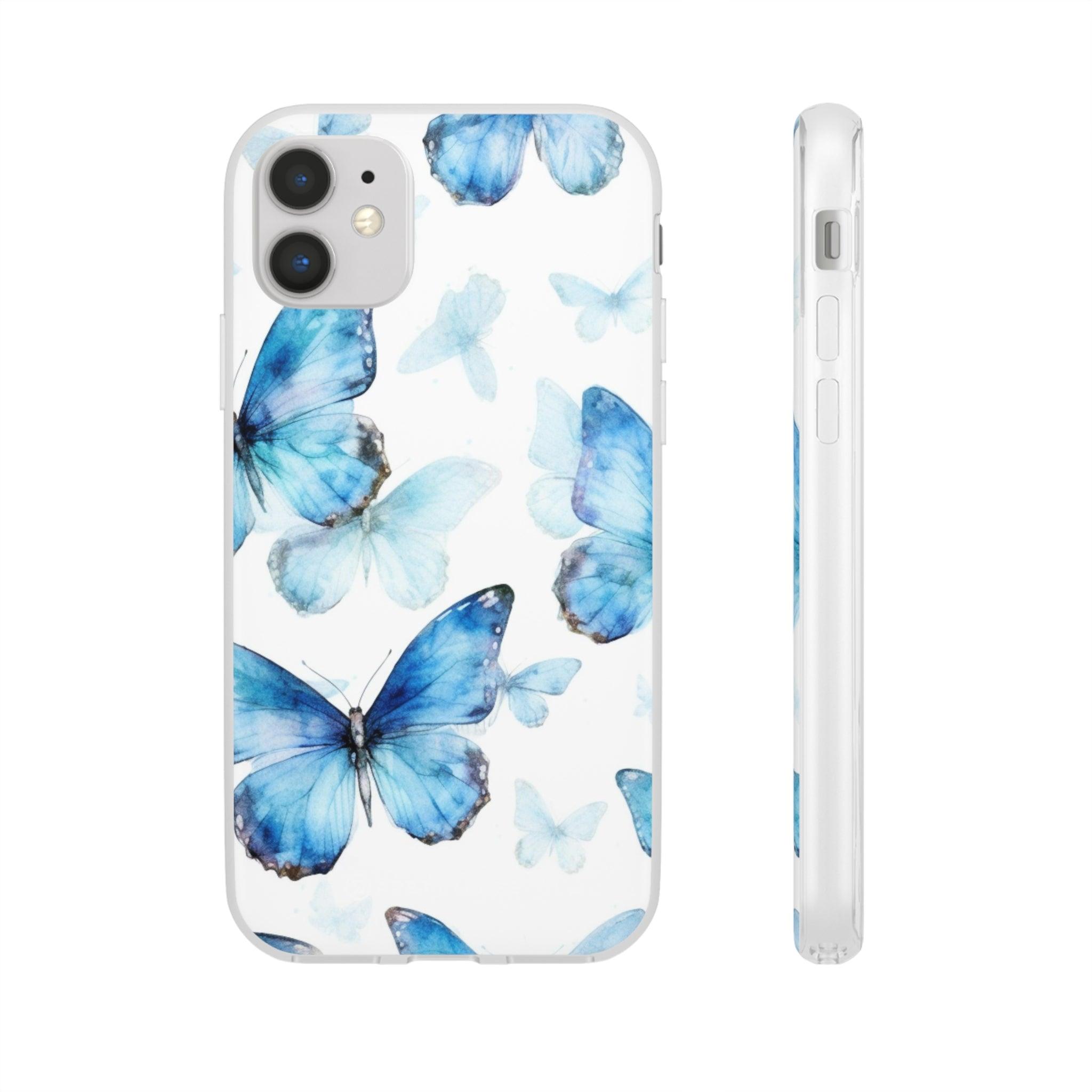 Blue Butterflies Slim - PrettyKase