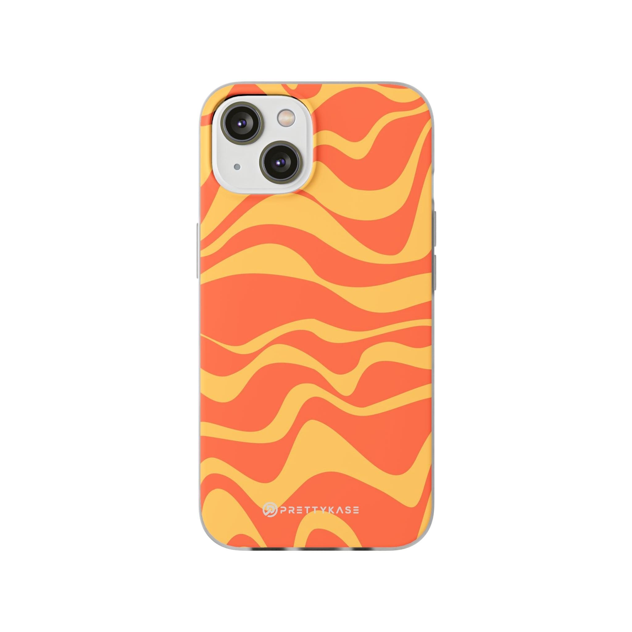 Orange Abstrack Slim - PrettyKase