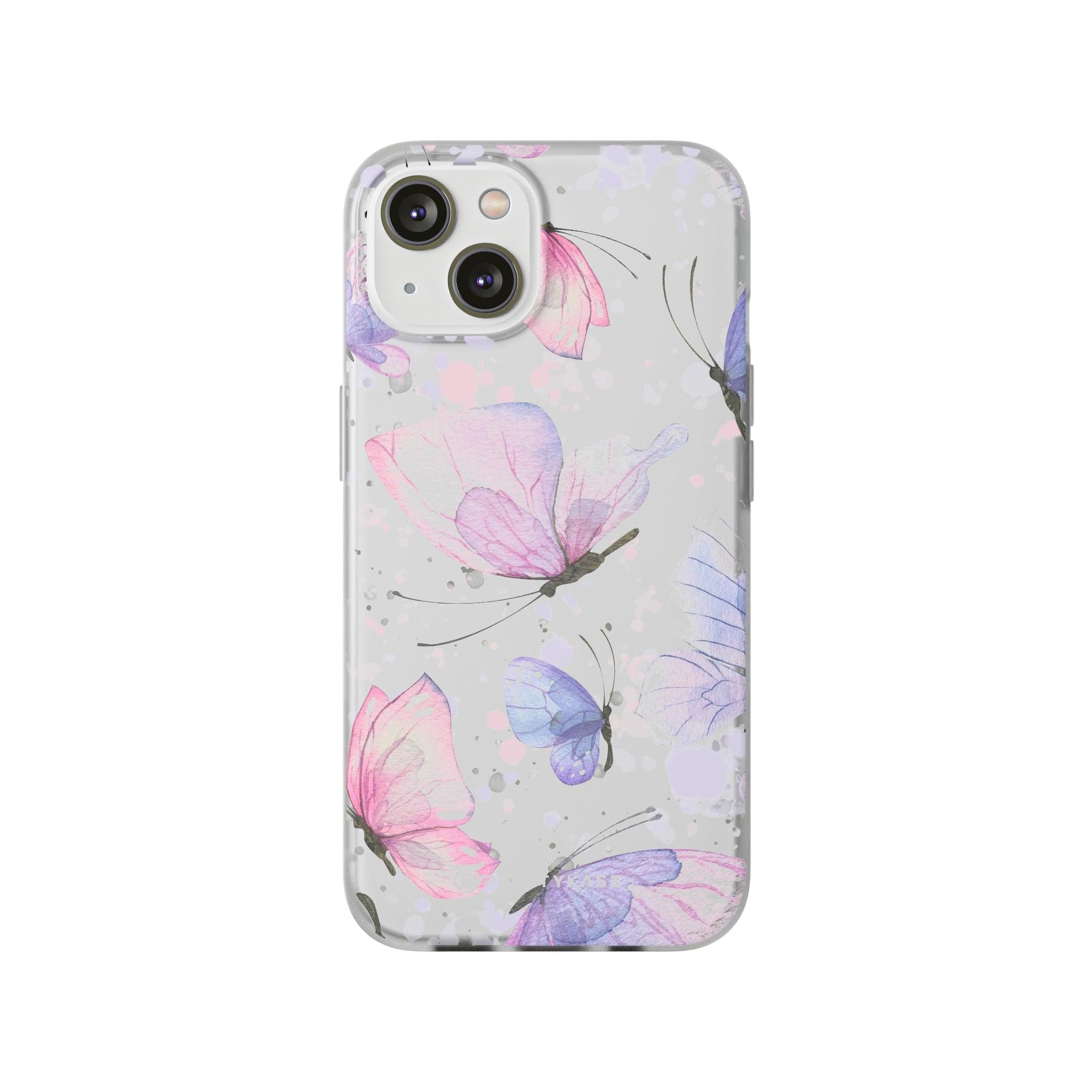 Pink Lilac Butterflies Slim - PrettyKase