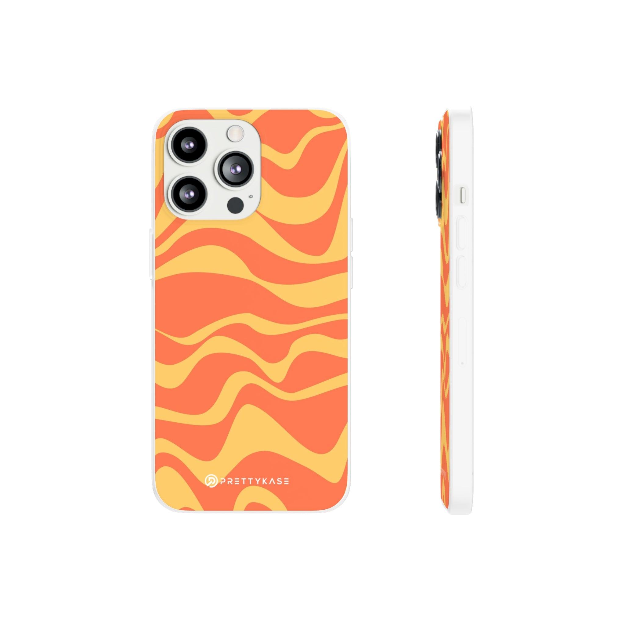 Orange Abstrack Slim - PrettyKase