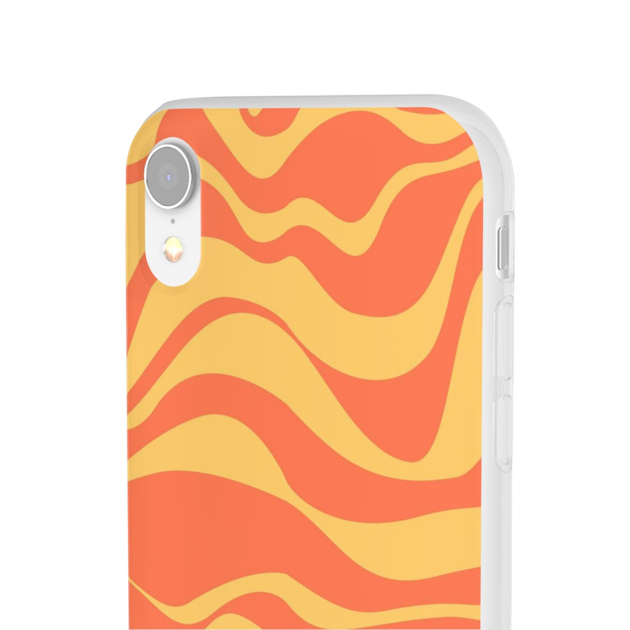 Orange Abstrack Slim - PrettyKase